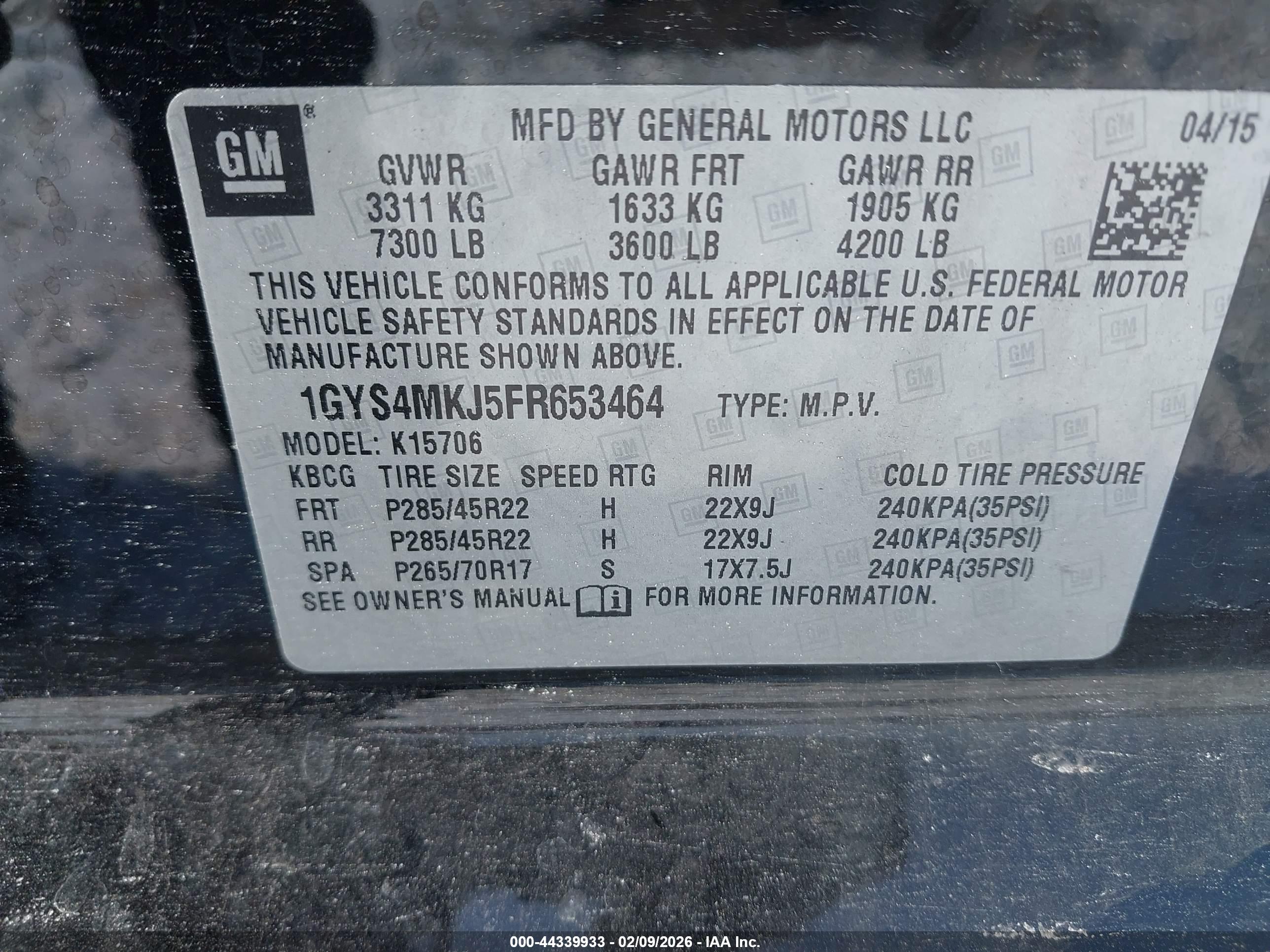 CADILLAC ESCALADE image 9