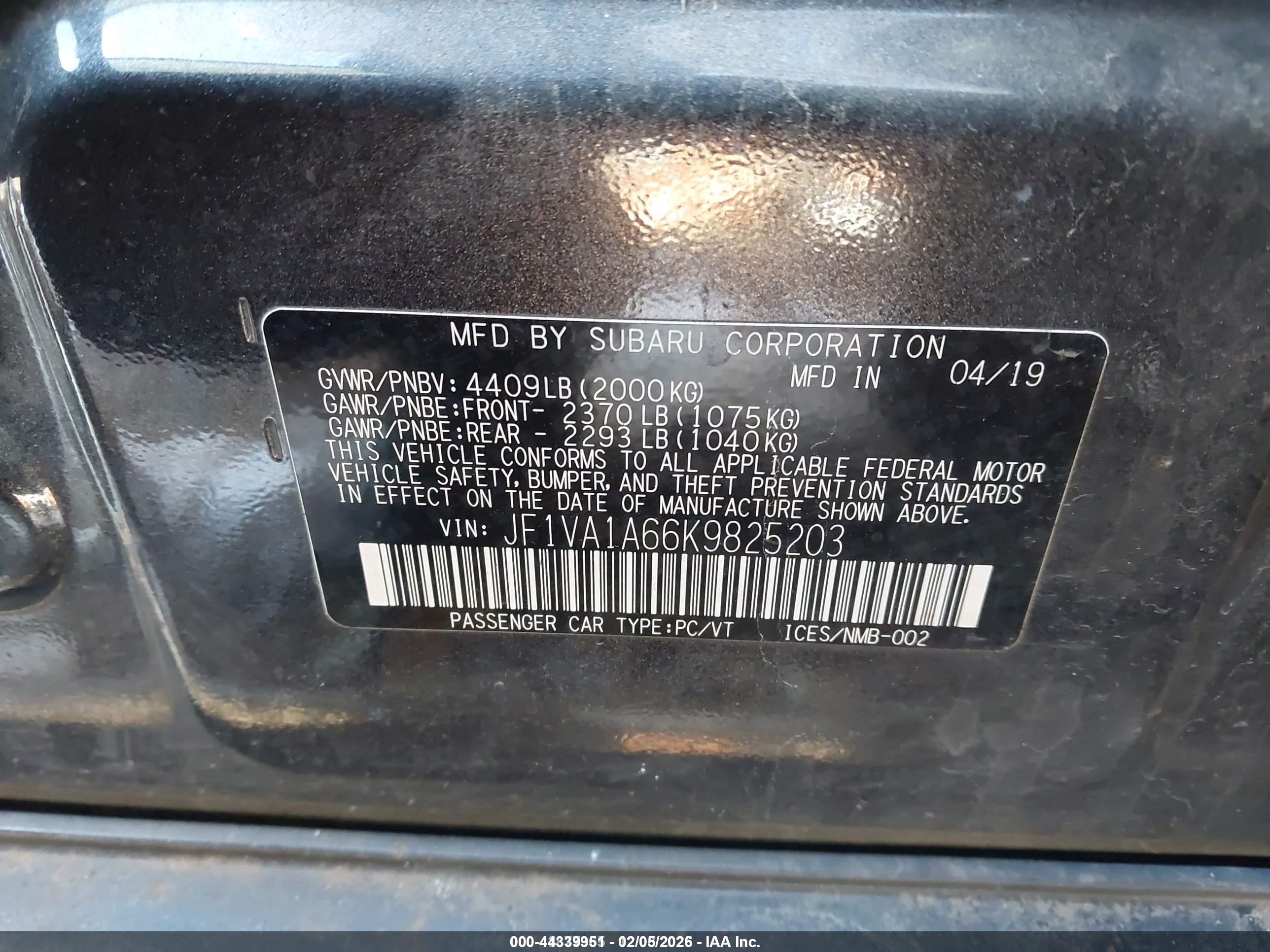 SUBARU WRX image 9