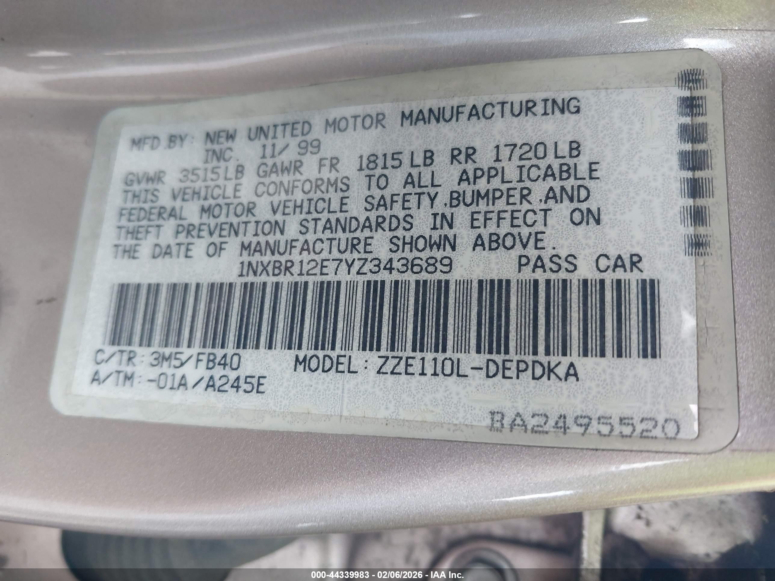 TOYOTA COROLLA image 9
