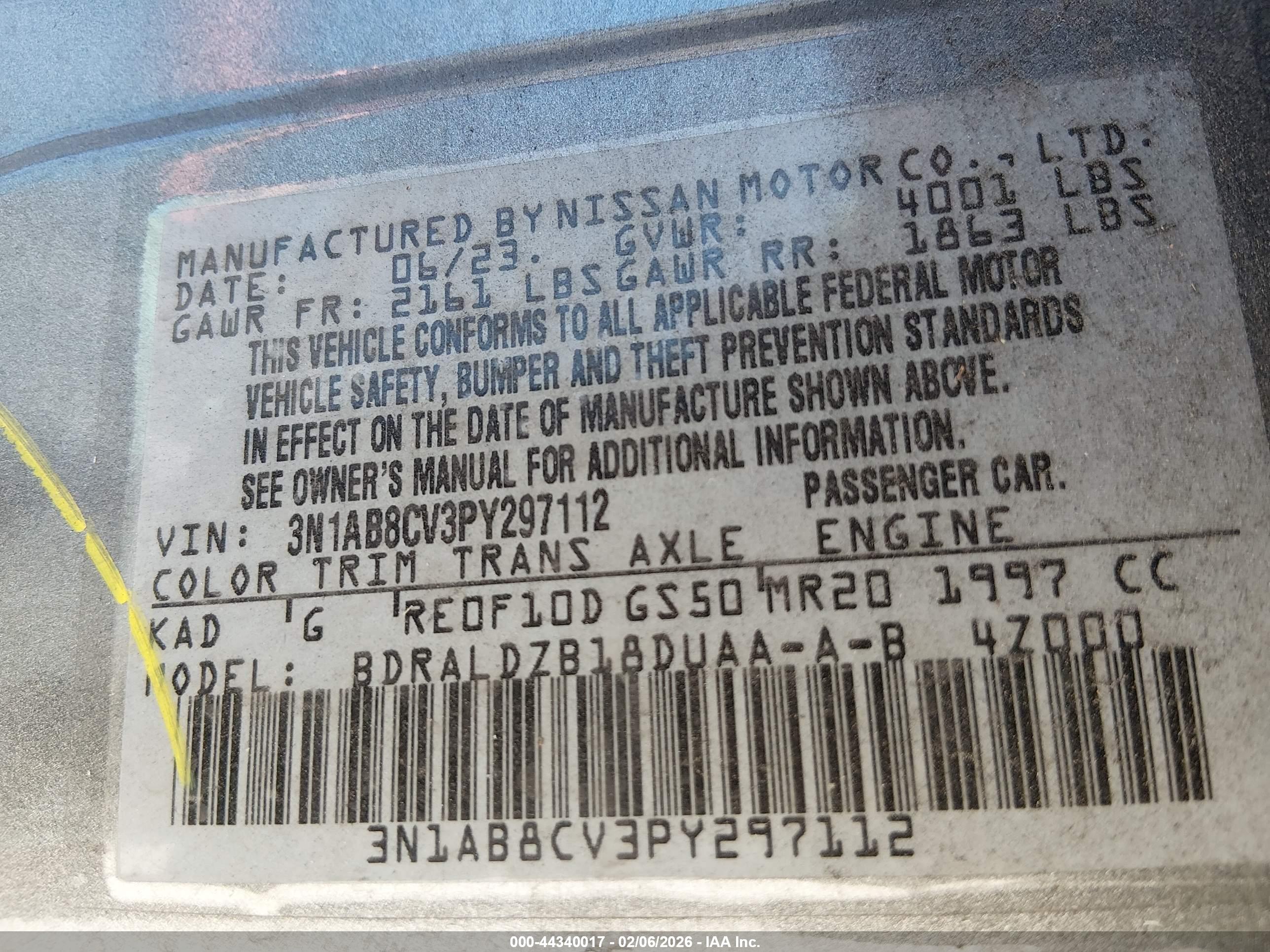 NISSAN SENTRA image 9
