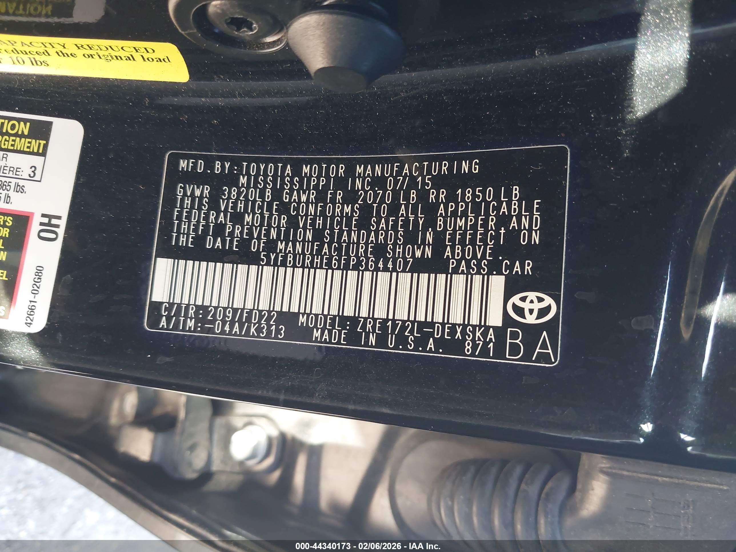 TOYOTA COROLLA image 9