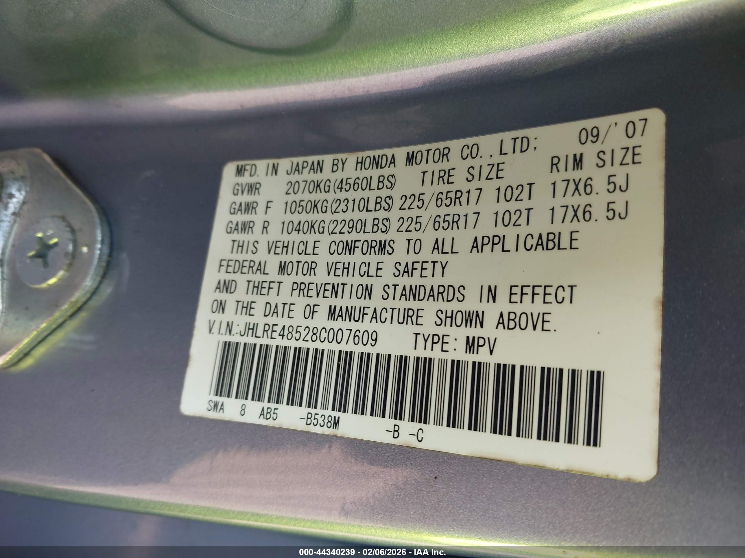 HONDA CR-V image 9