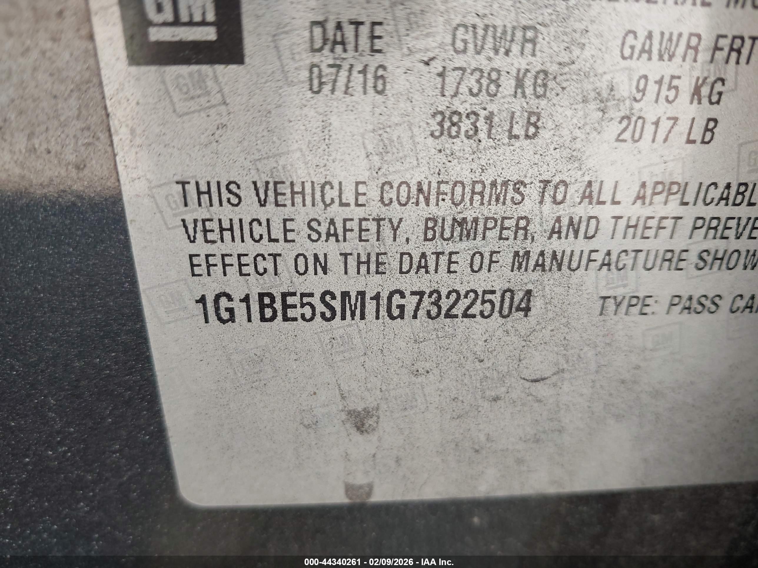 CHEVROLET CRUZE image 9