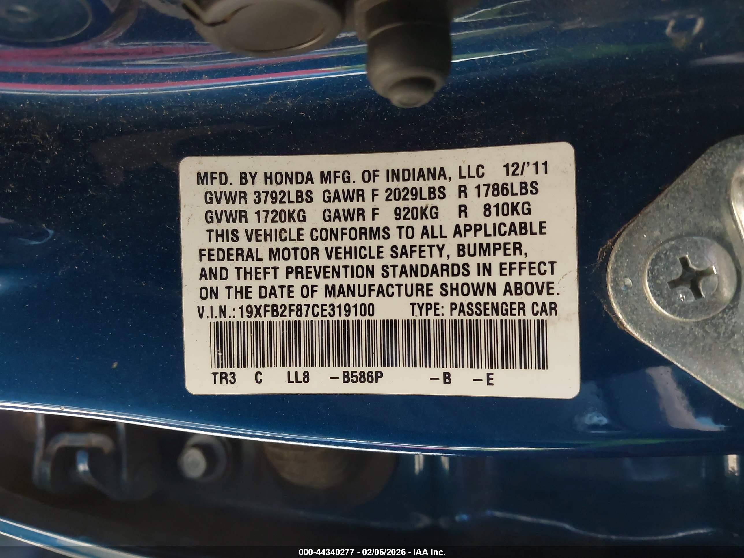 HONDA CIVIC image 9