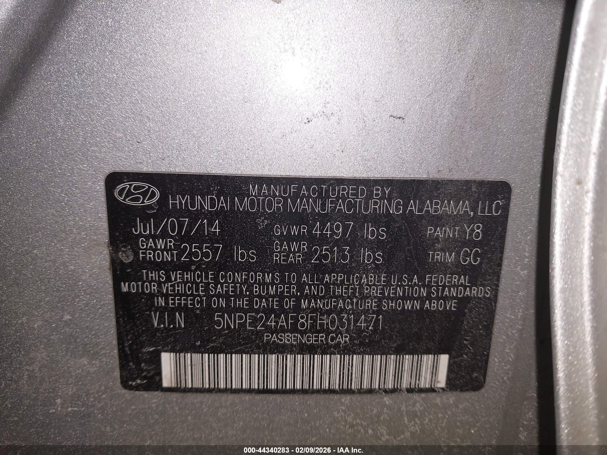 HYUNDAI SONATA image 9