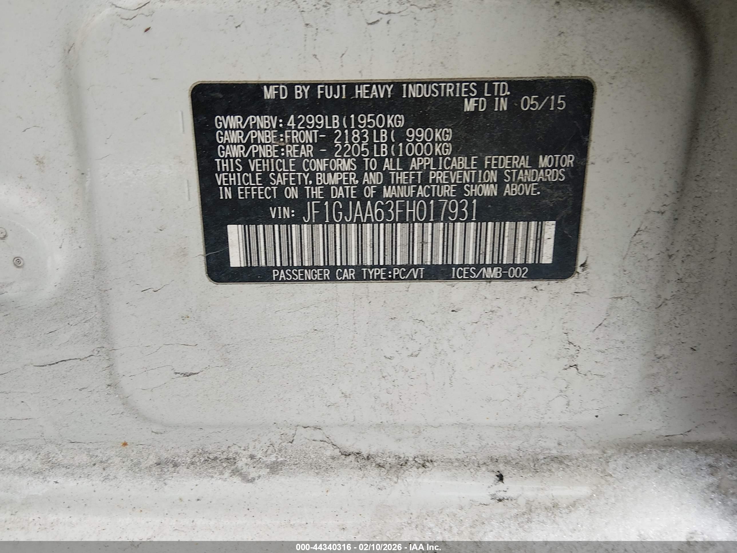 SUBARU IMPREZA image 9