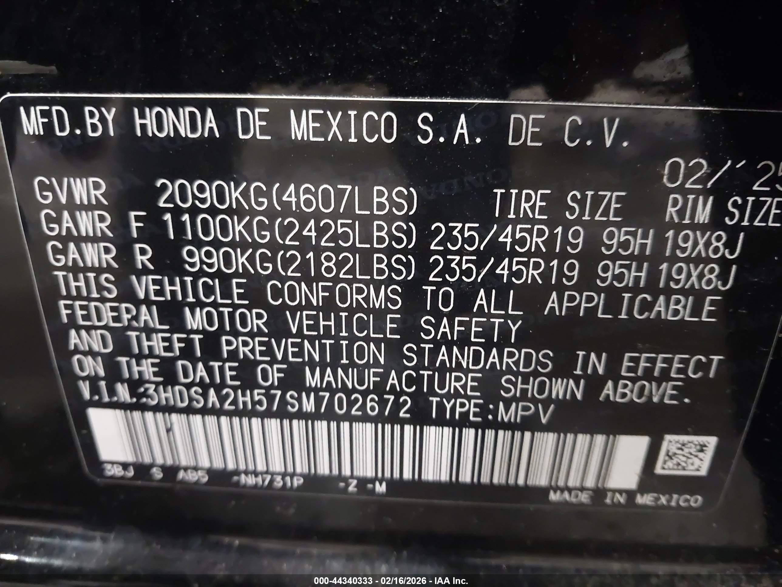 ACURA ADX image 9
