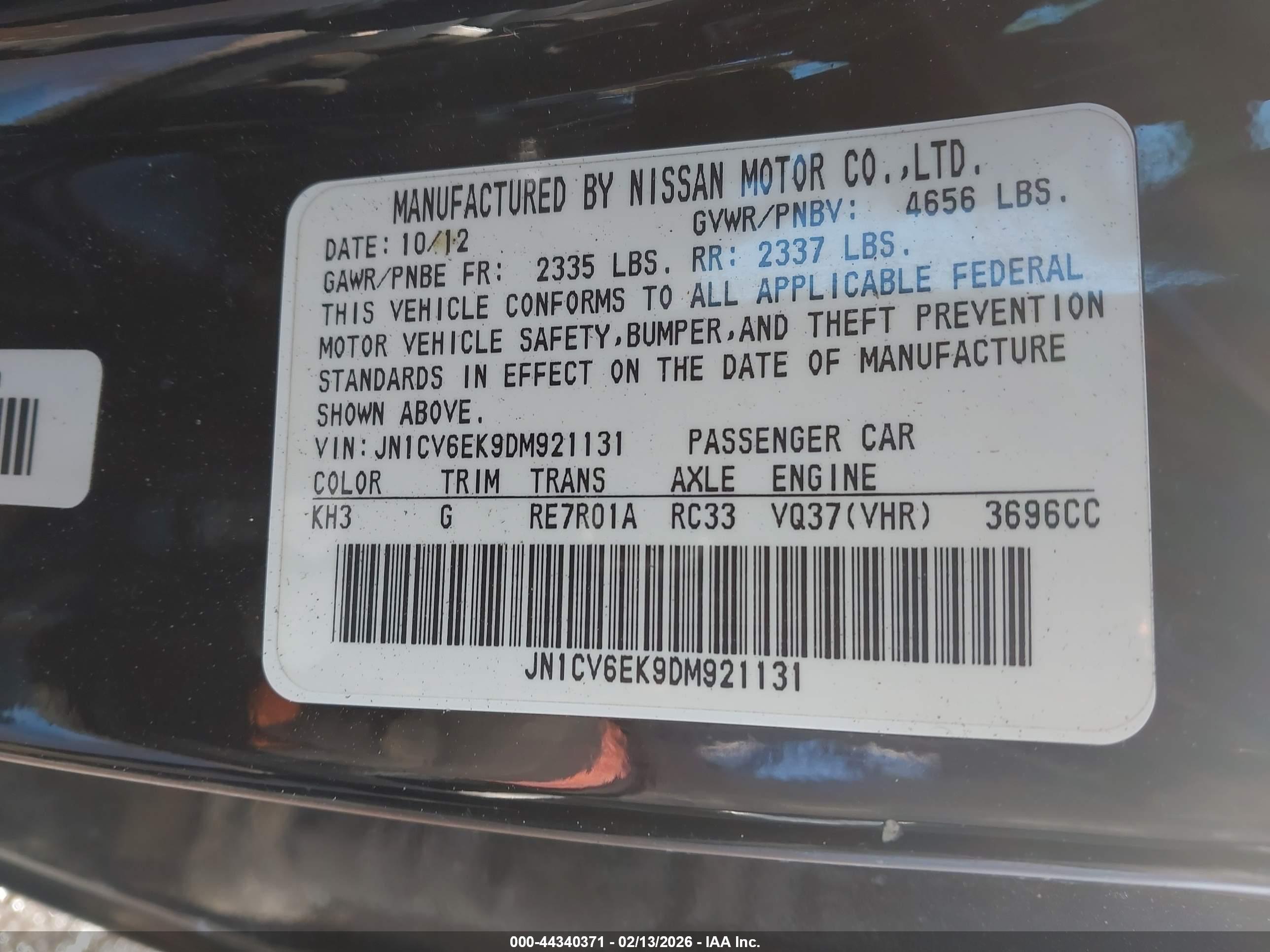 INFINITI G37 image 9