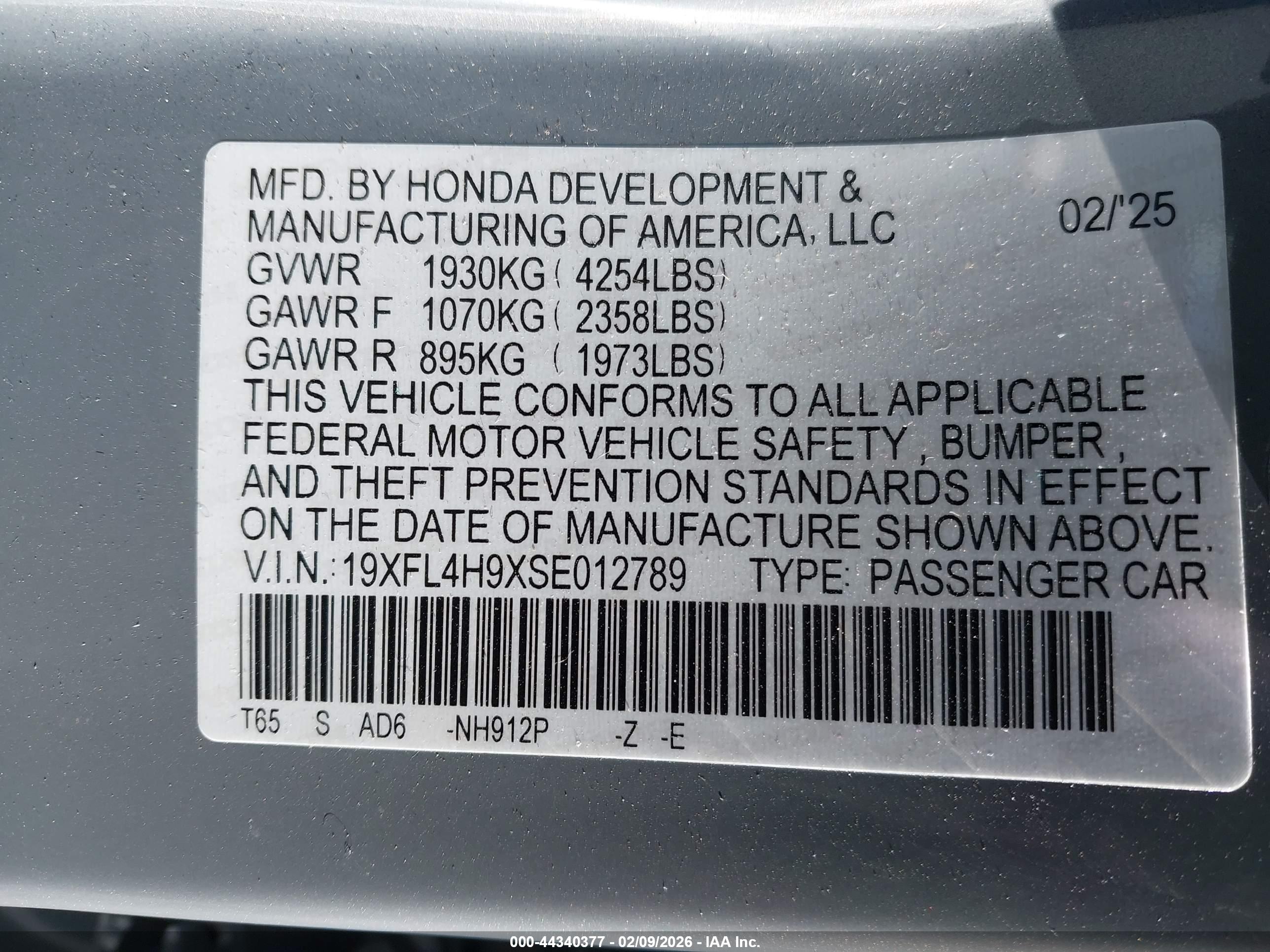 HONDA CIVIC image 9