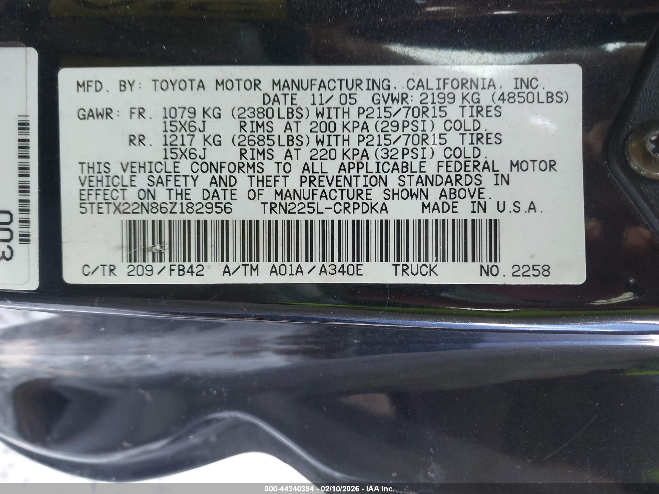 TOYOTA TACOMA image 9