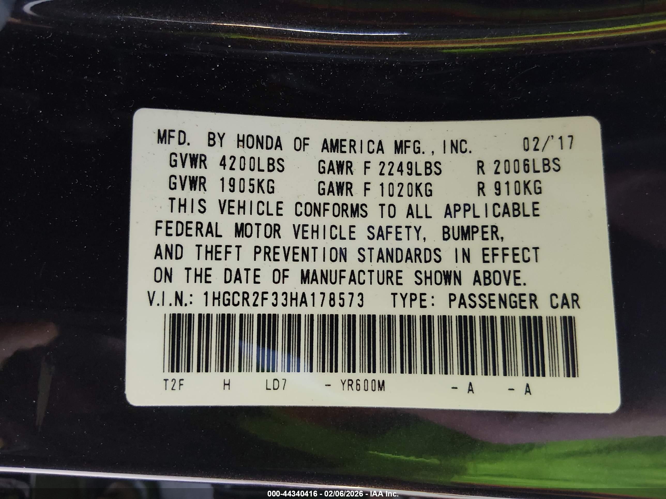 HONDA ACCORD image 9