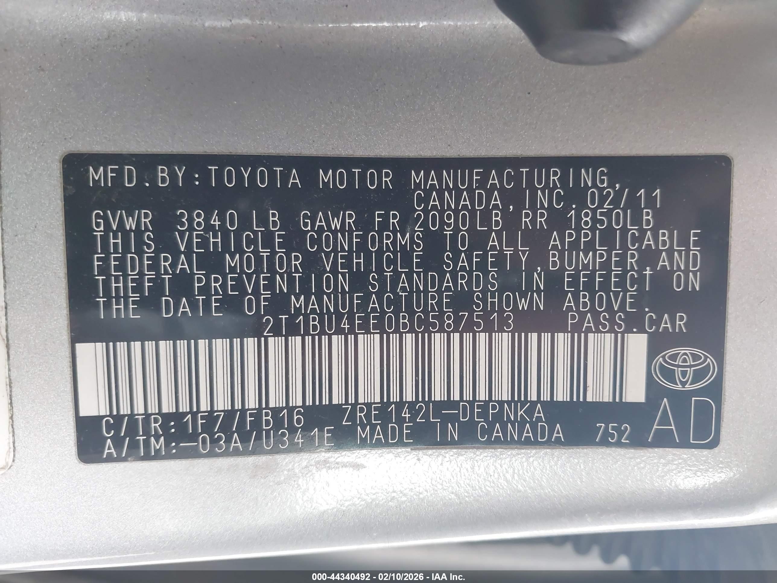 TOYOTA COROLLA image 9