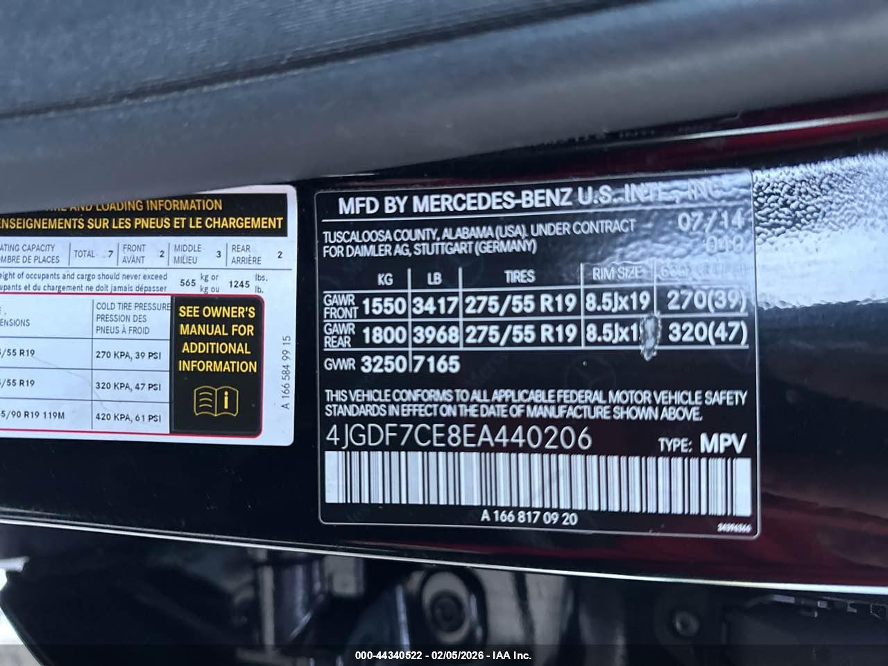 MERCEDES-BENZ GL image 9