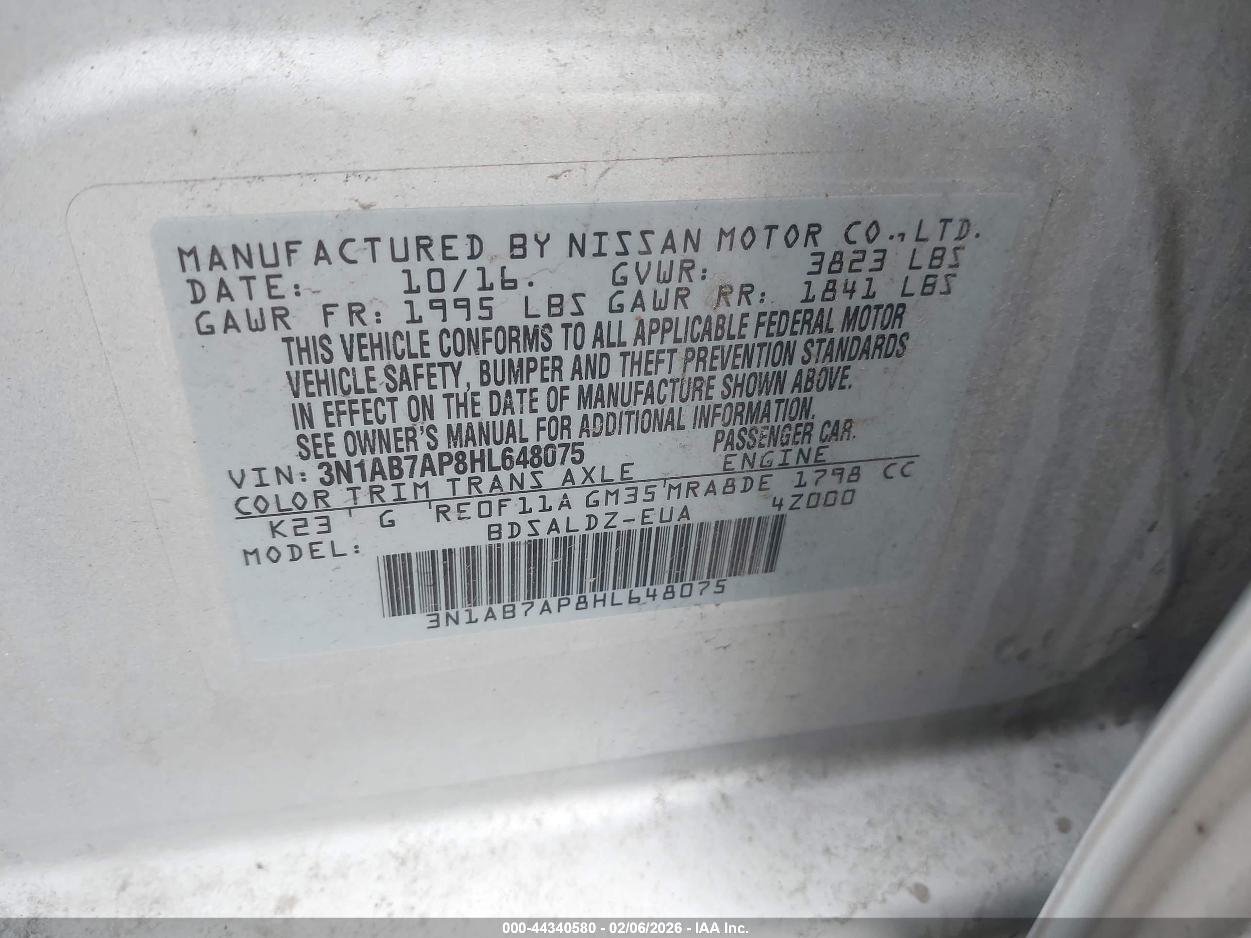NISSAN SENTRA image 9