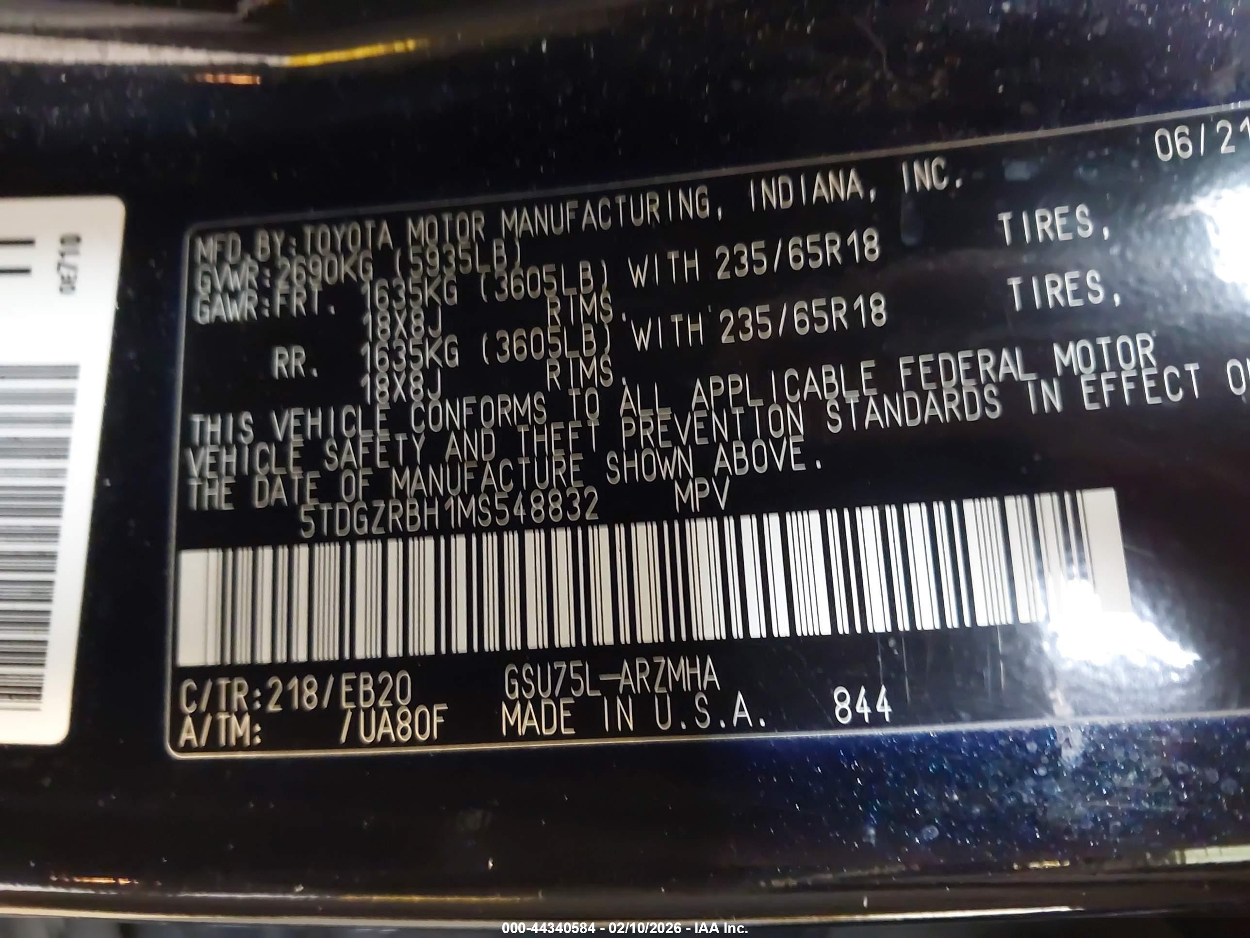 TOYOTA HIGHLANDER image 9