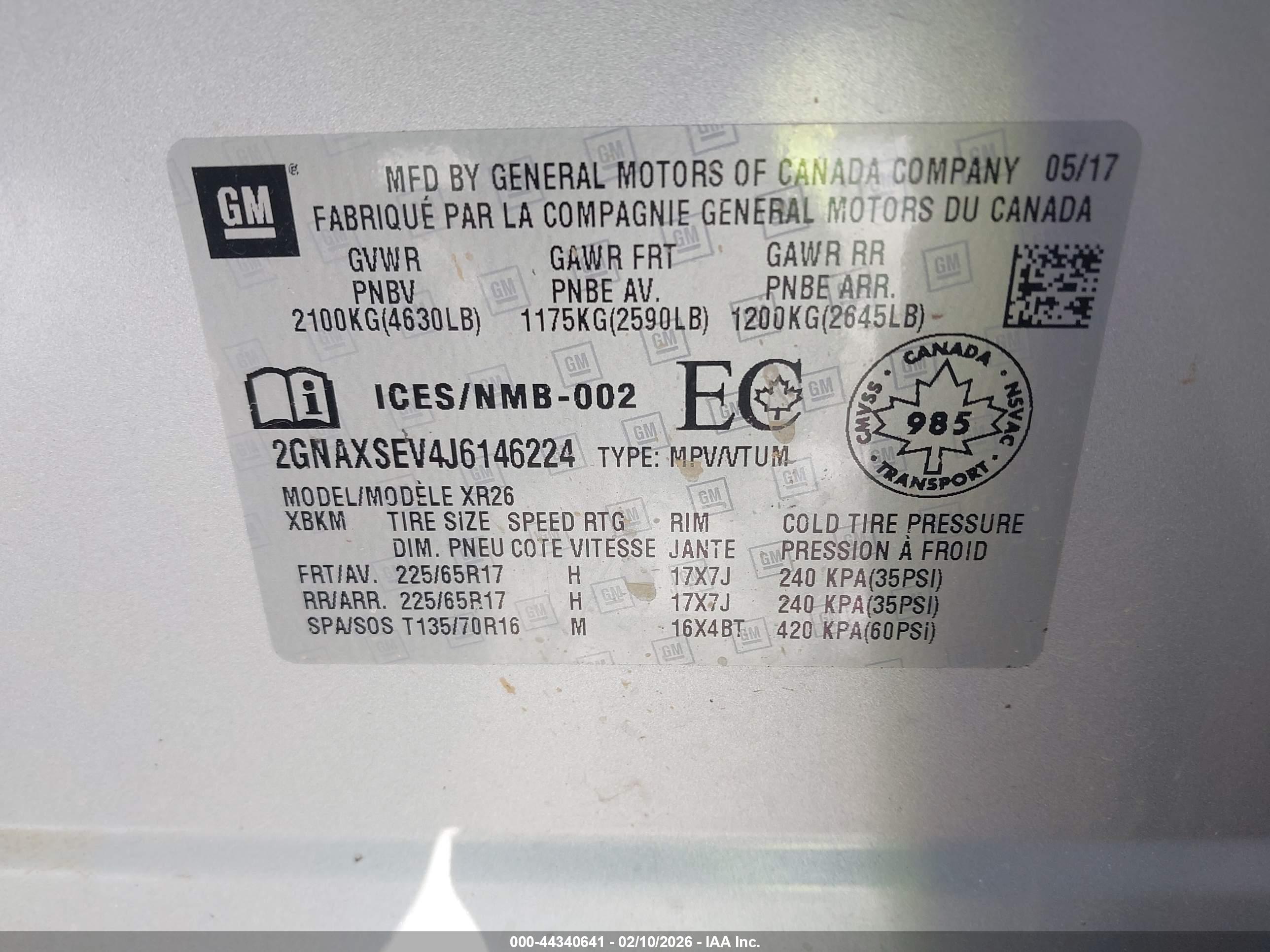 CHEVROLET EQUINOX image 9