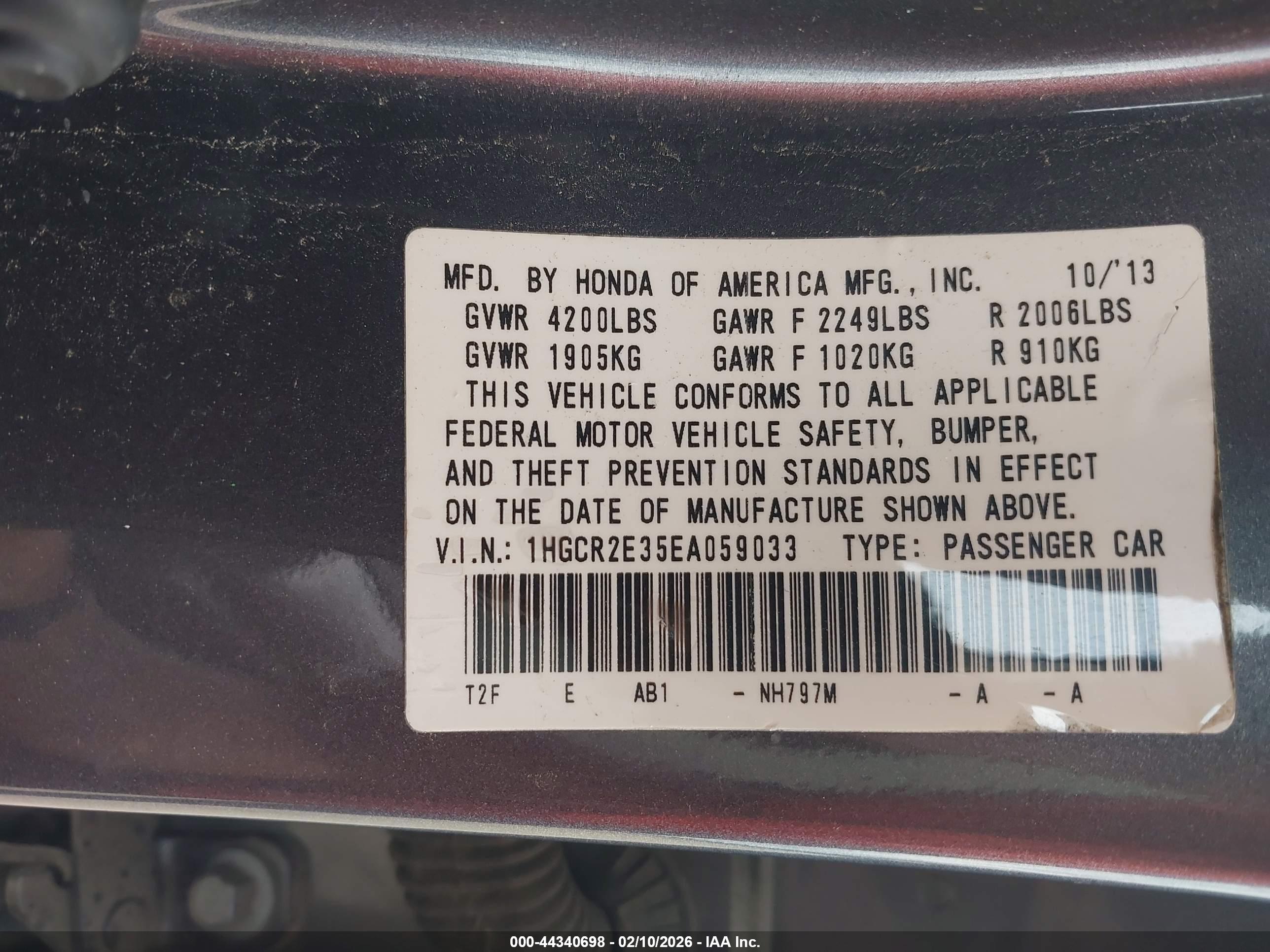 HONDA ACCORD image 9