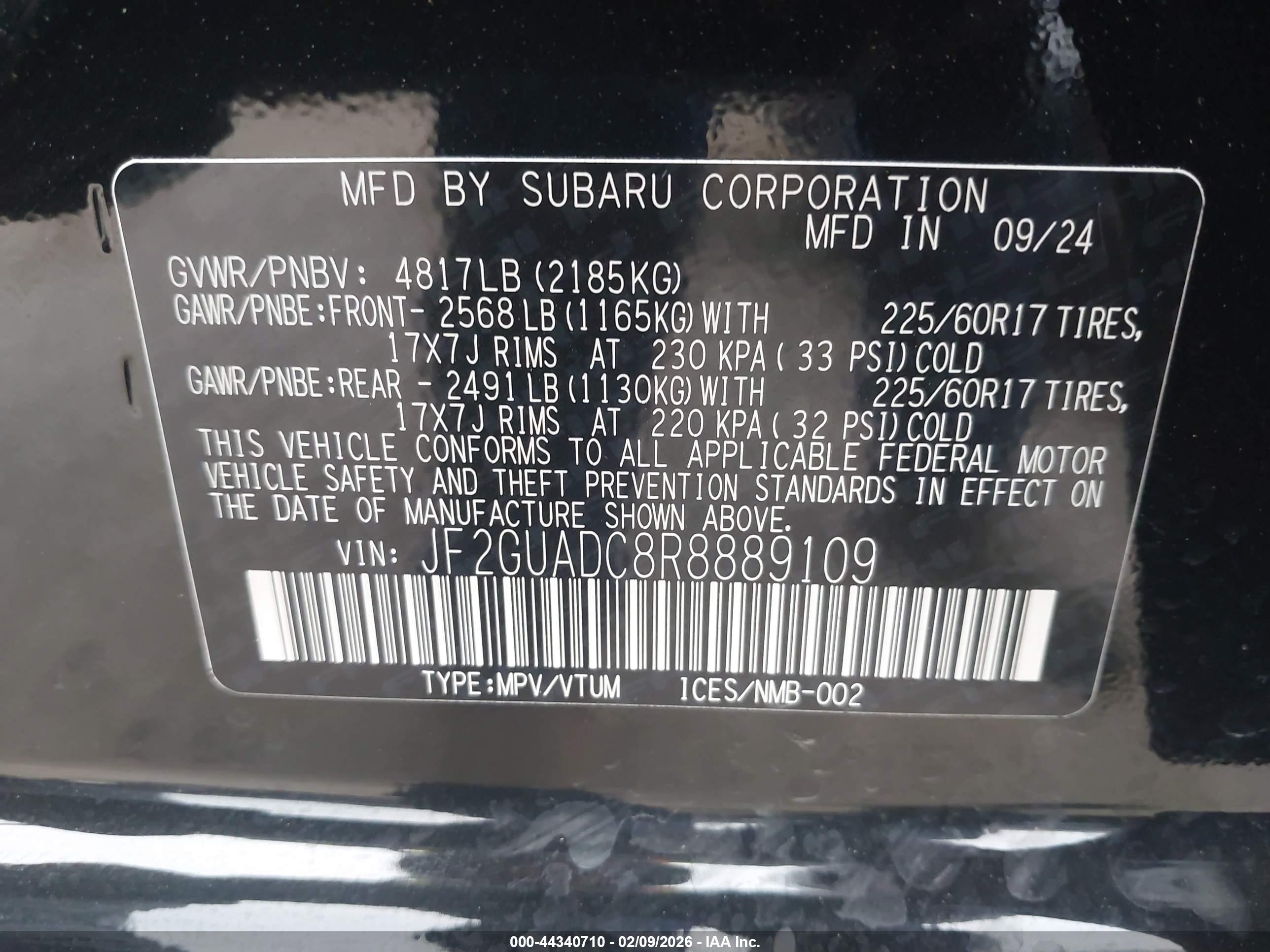 SUBARU CROSSTREK image 9