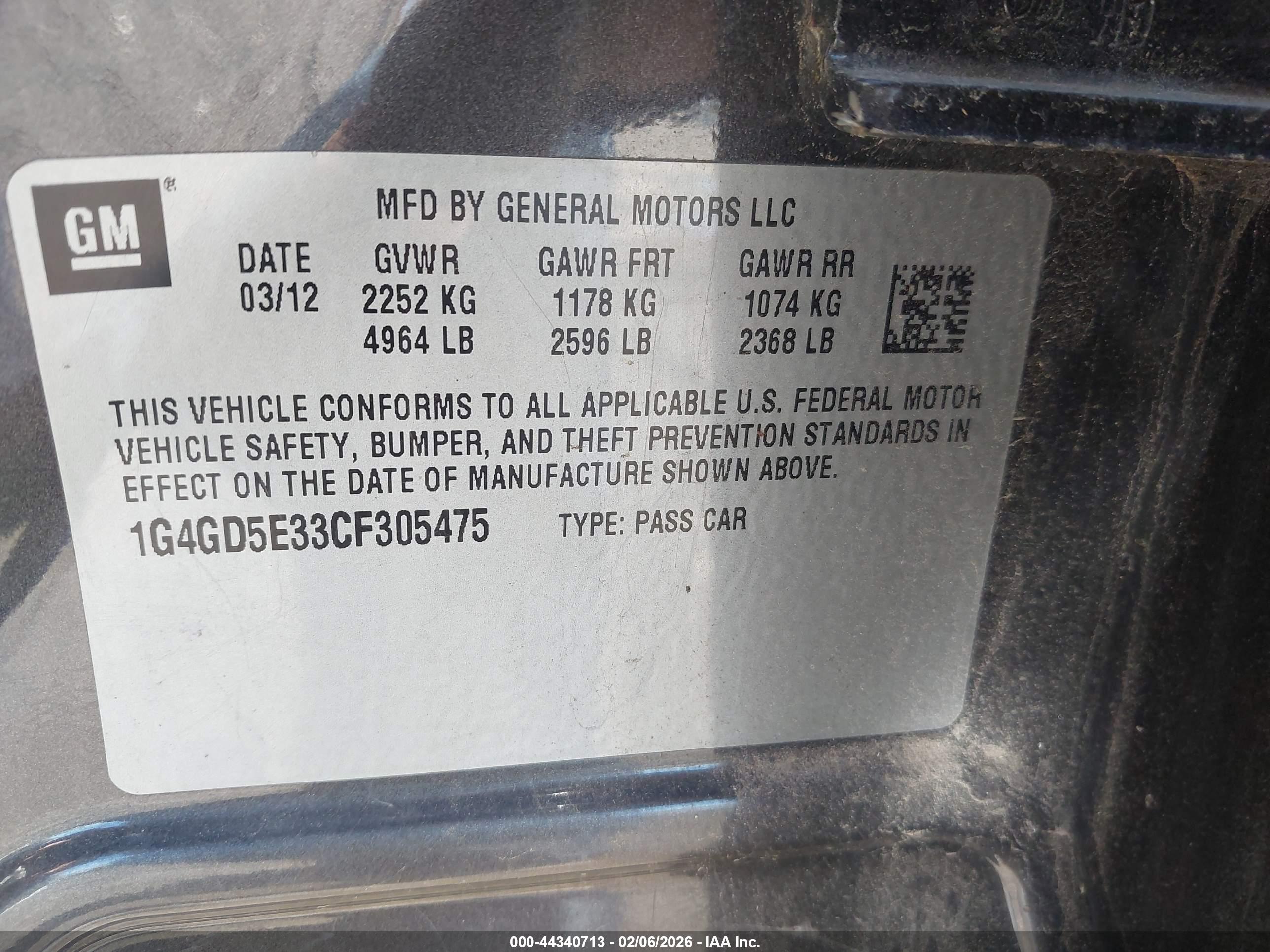 BUICK LACROSSE image 9