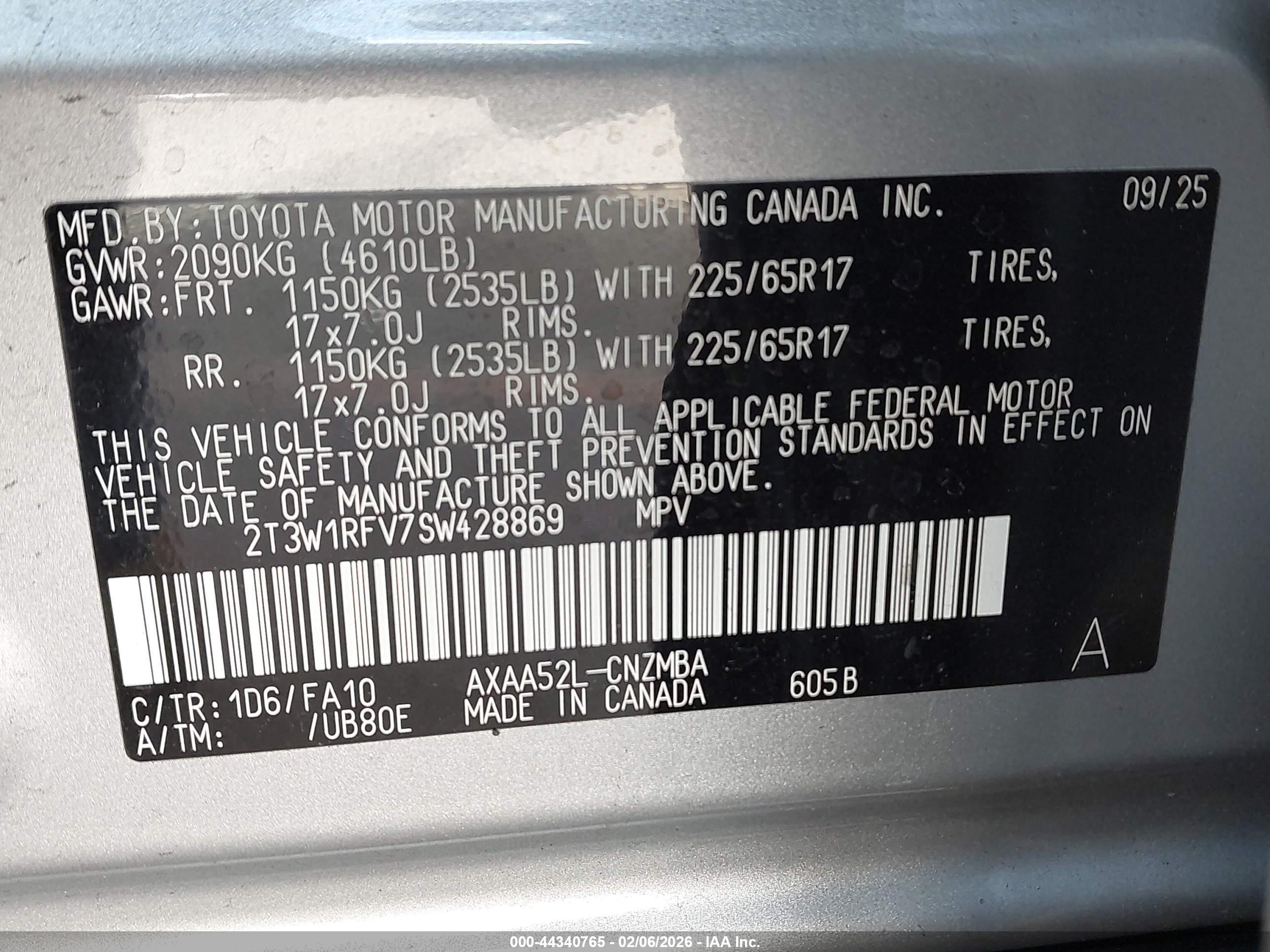 TOYOTA RAV4 image 9