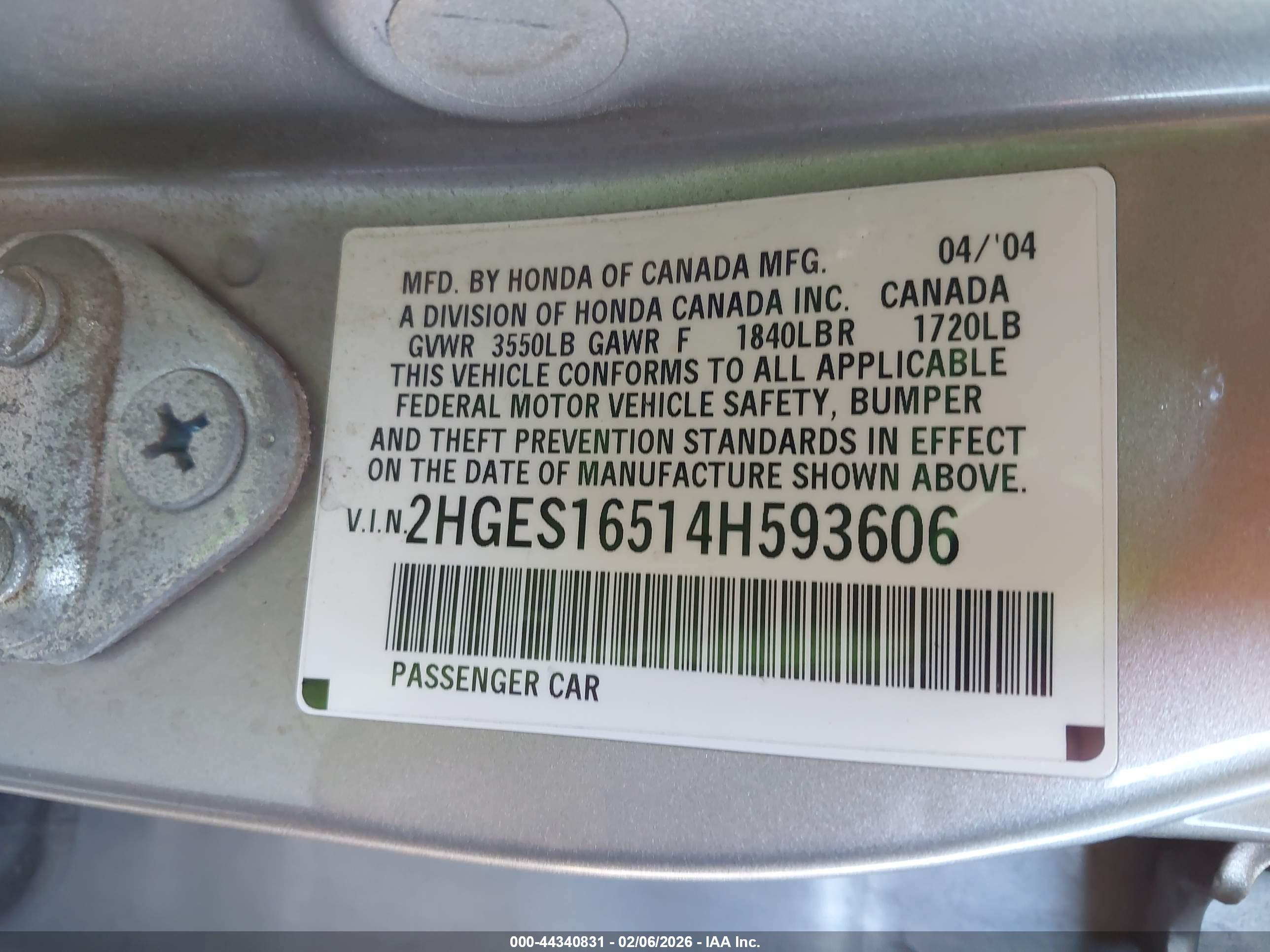 HONDA CIVIC image 9