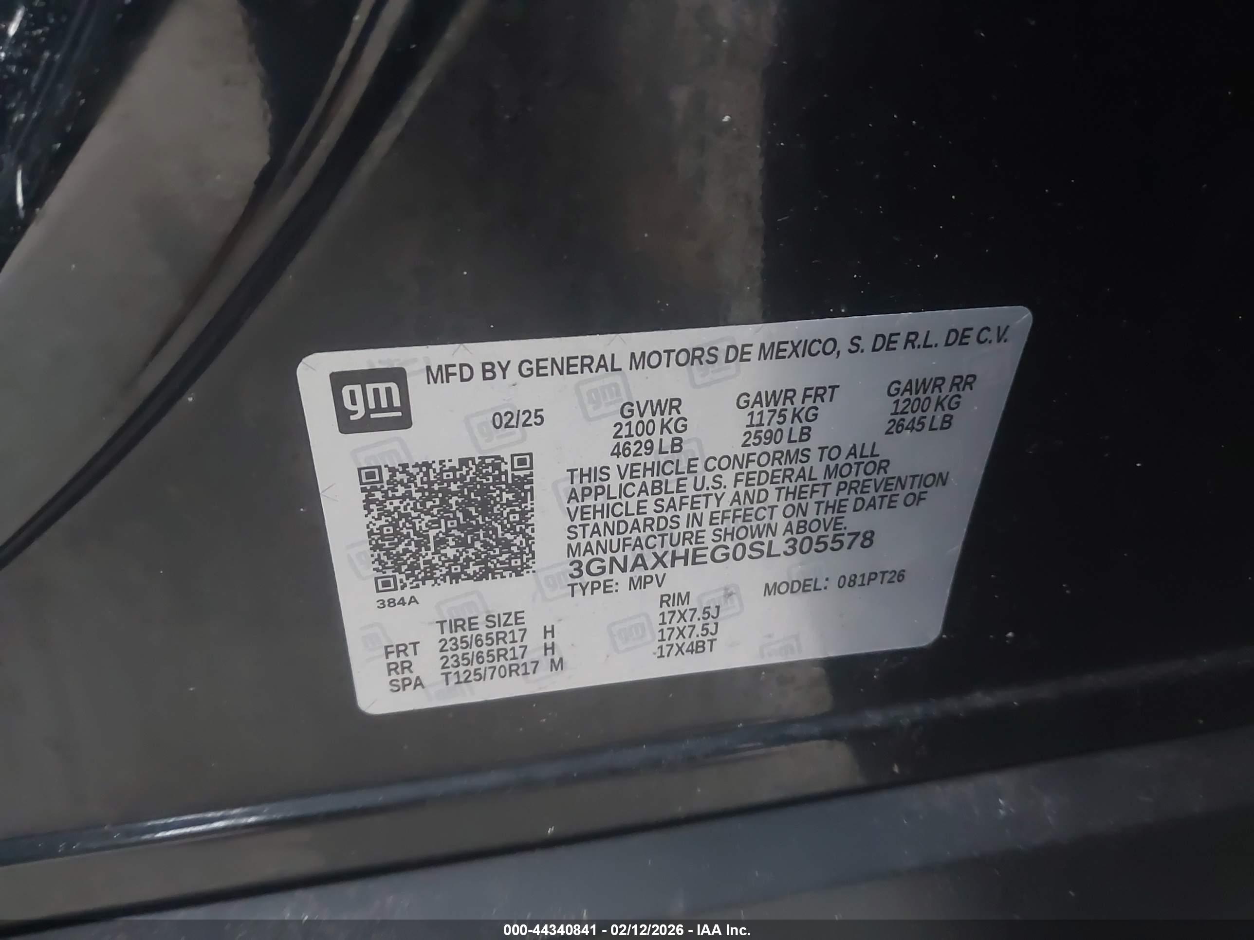 CHEVROLET EQUINOX image 9