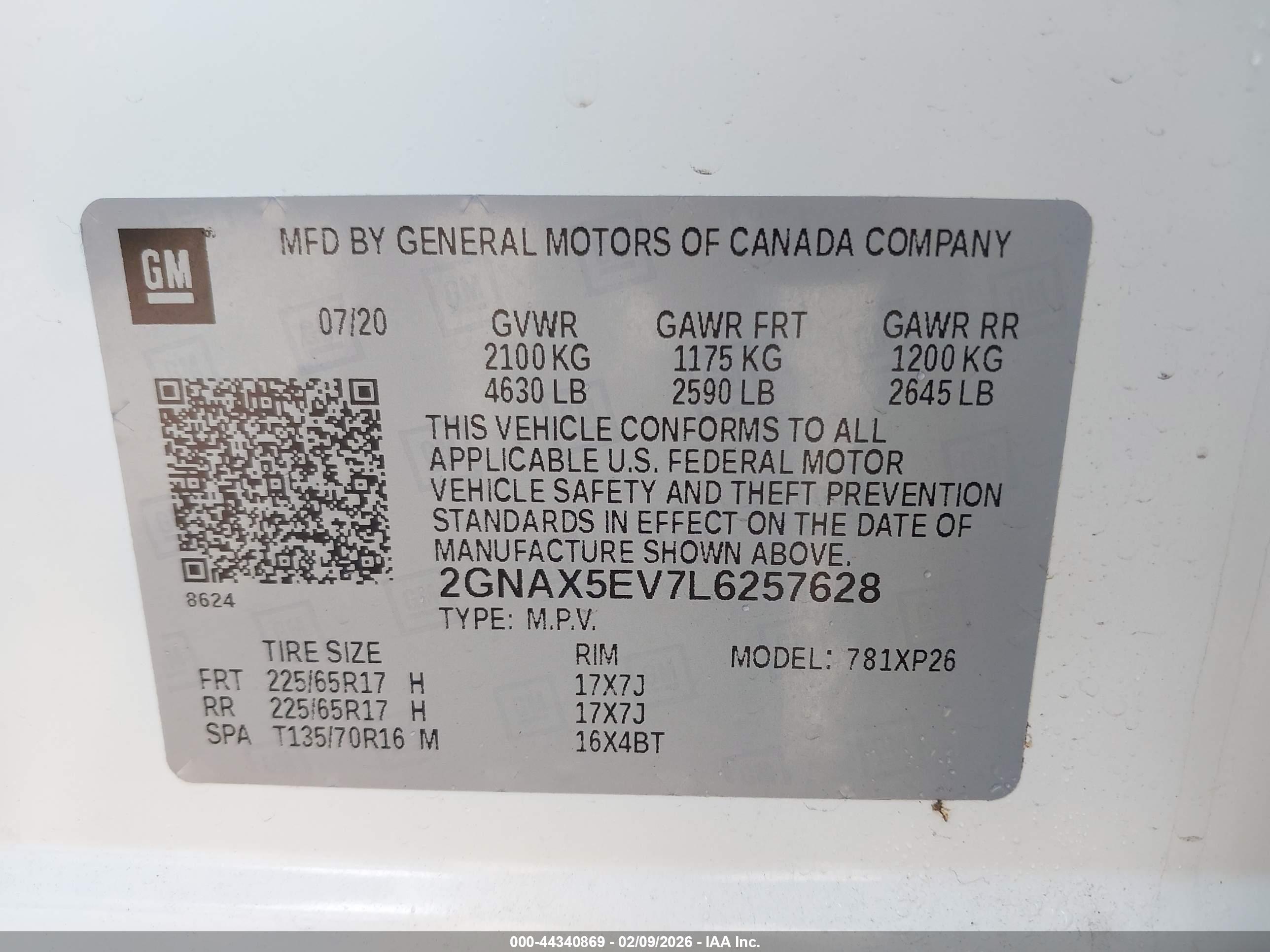 CHEVROLET EQUINOX image 9