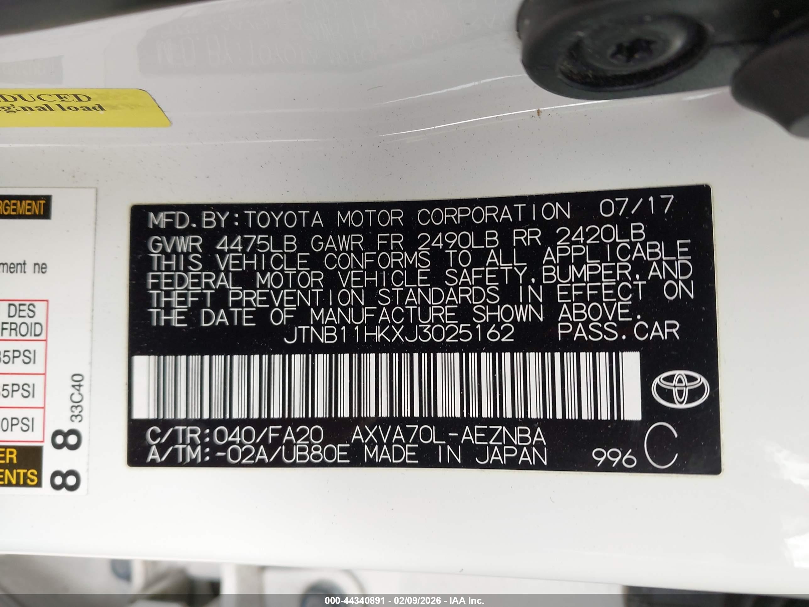 TOYOTA CAMRY image 9
