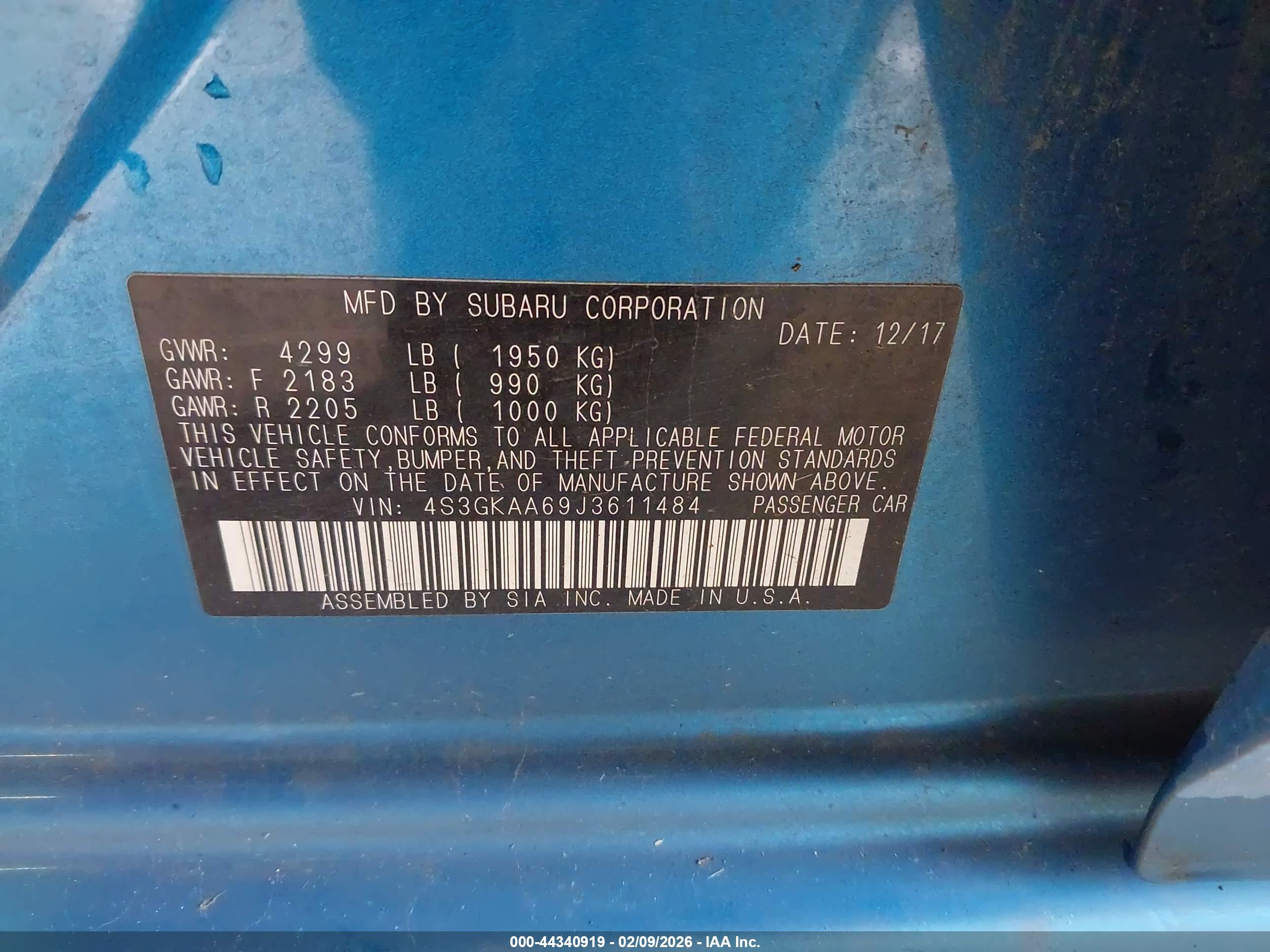 SUBARU IMPREZA image 9