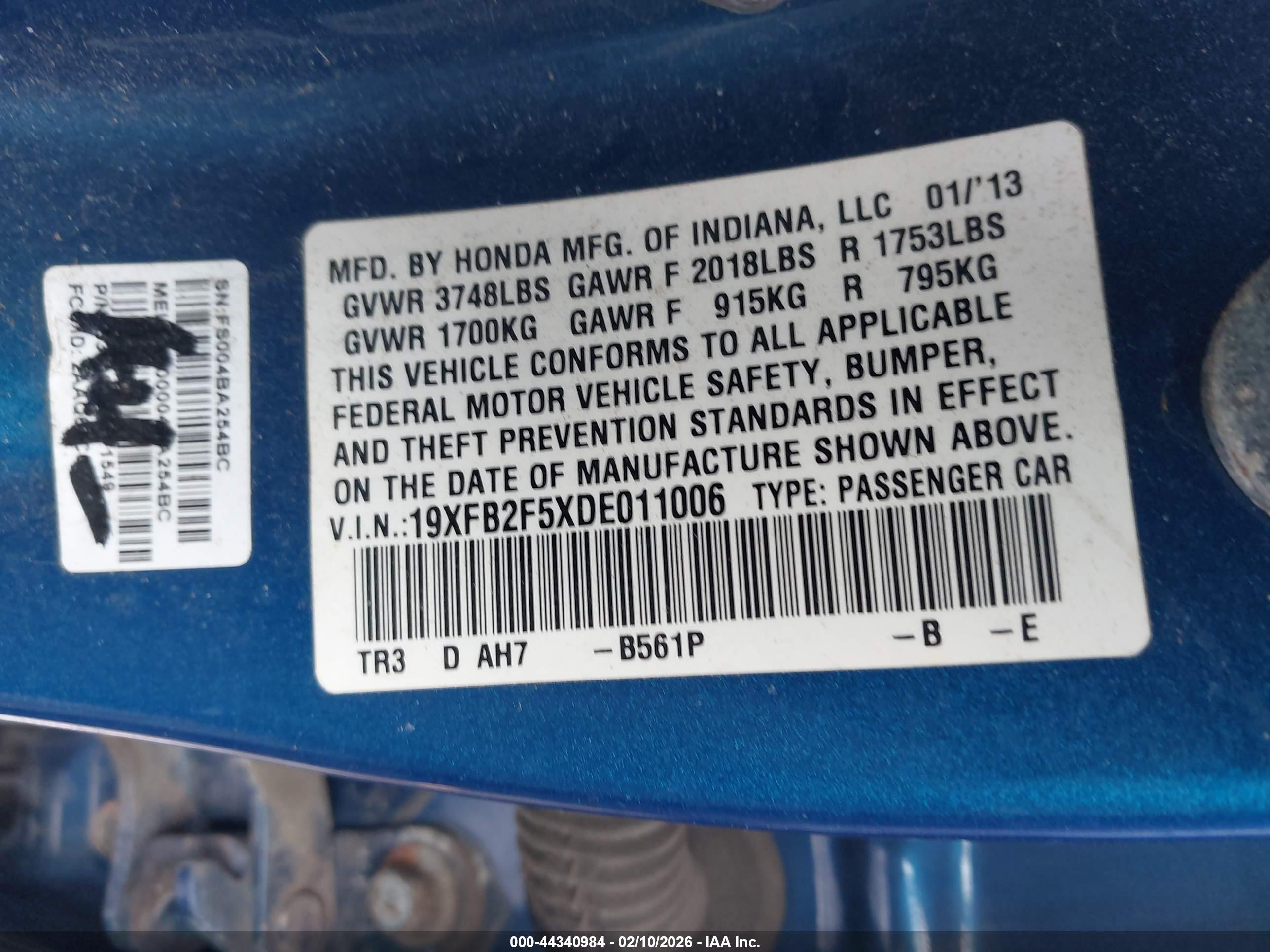 HONDA CIVIC image 9