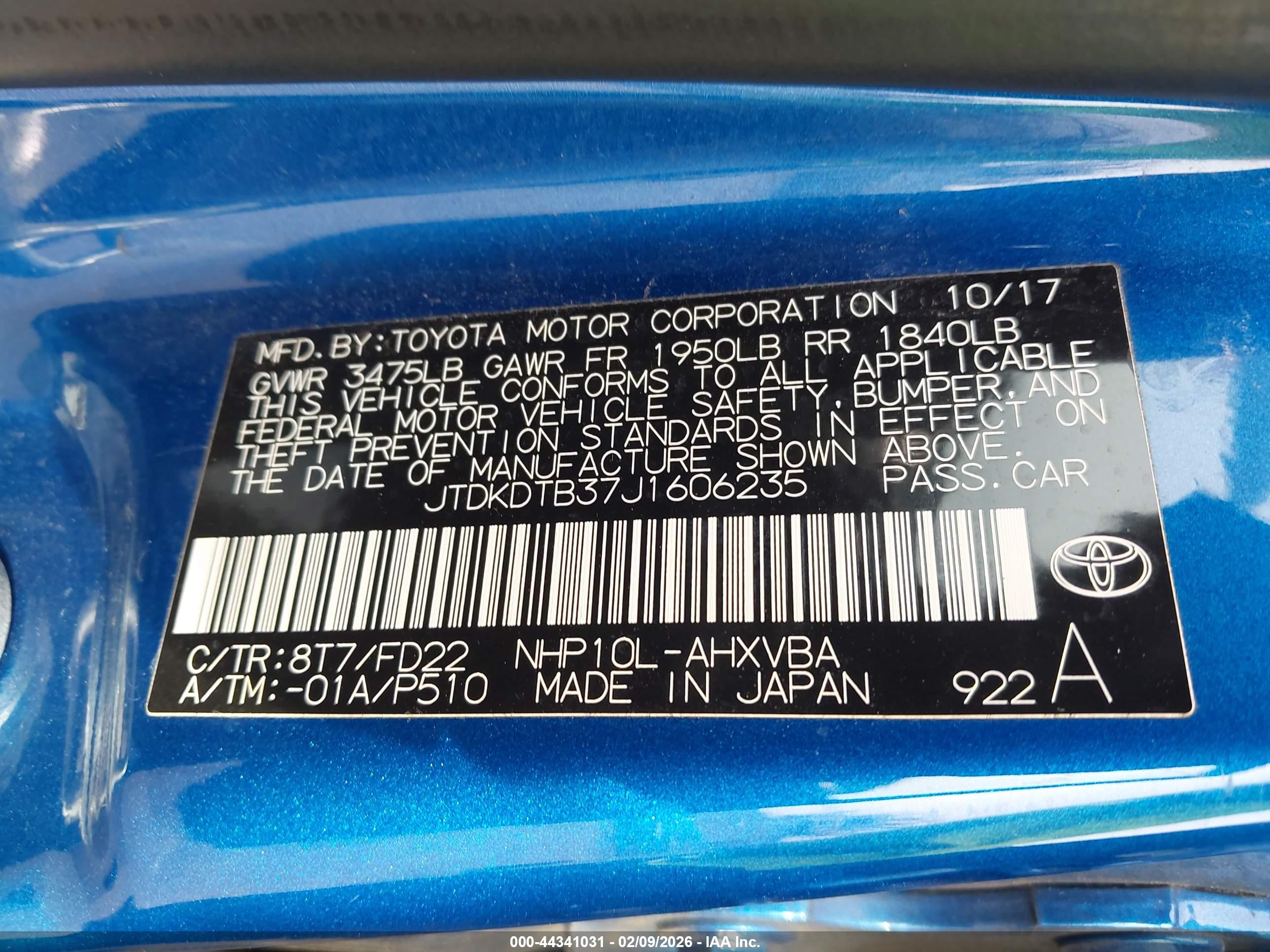 TOYOTA PRIUS image 9