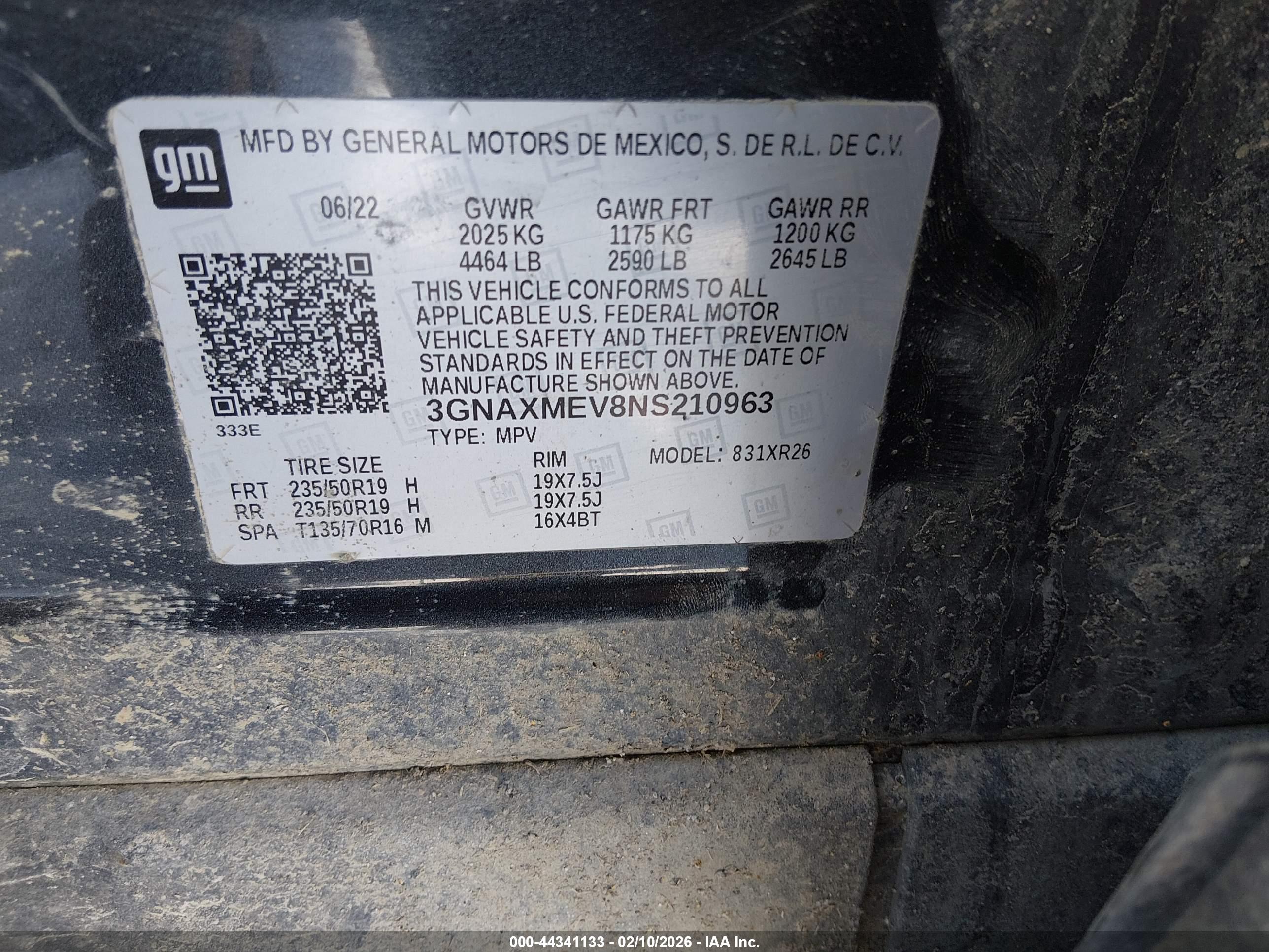 CHEVROLET EQUINOX image 9