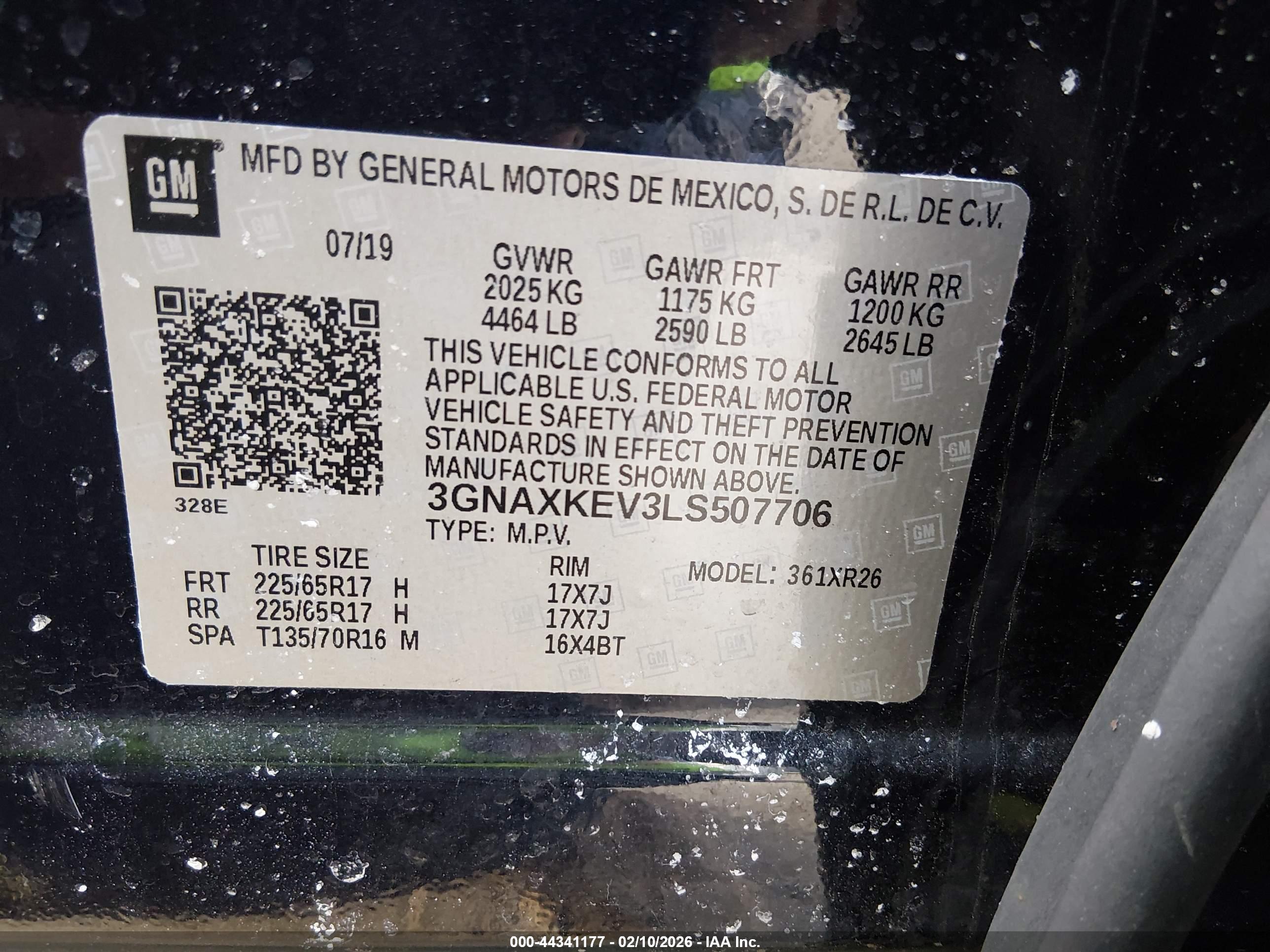 CHEVROLET EQUINOX image 9