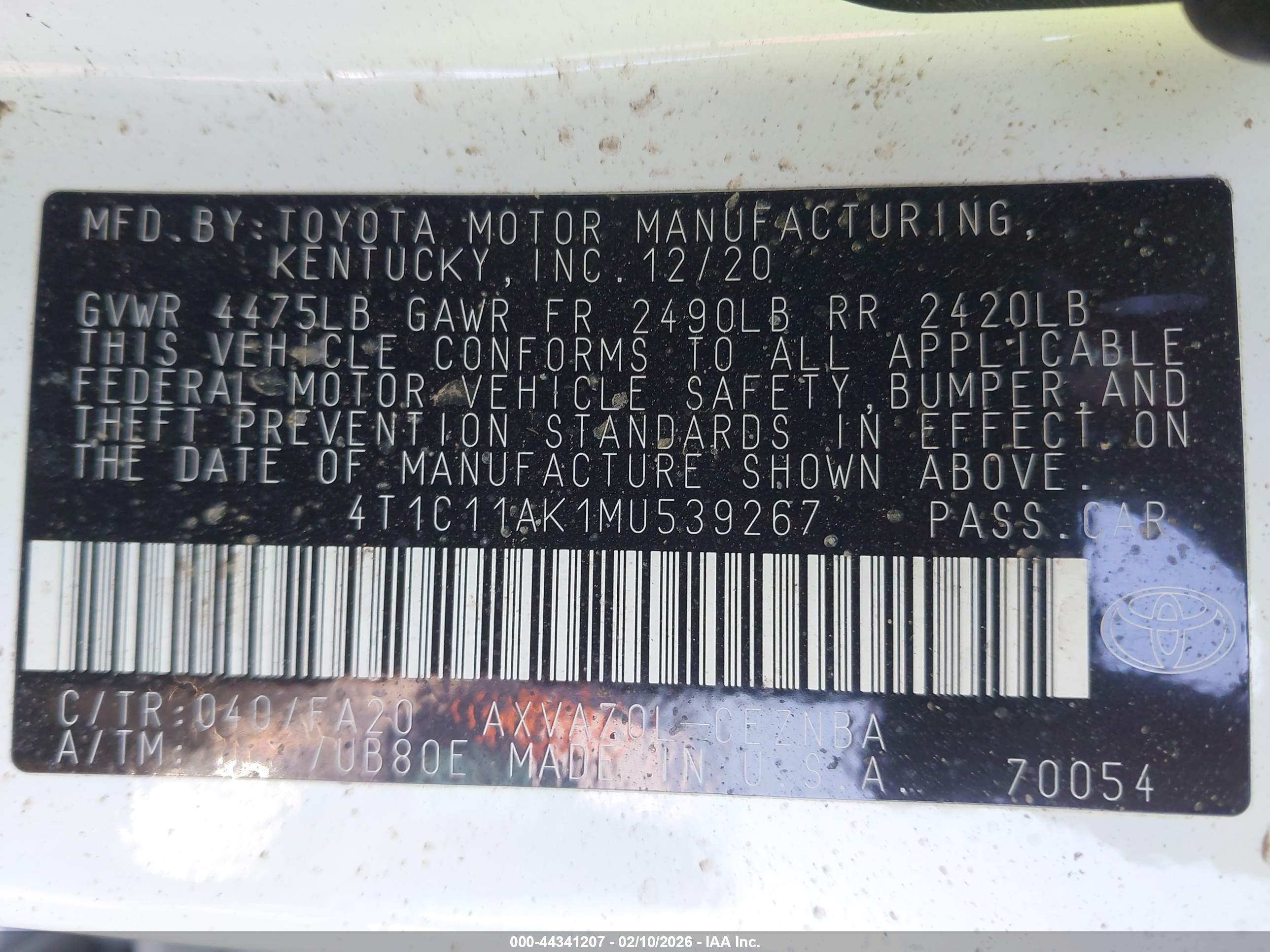 TOYOTA CAMRY image 9