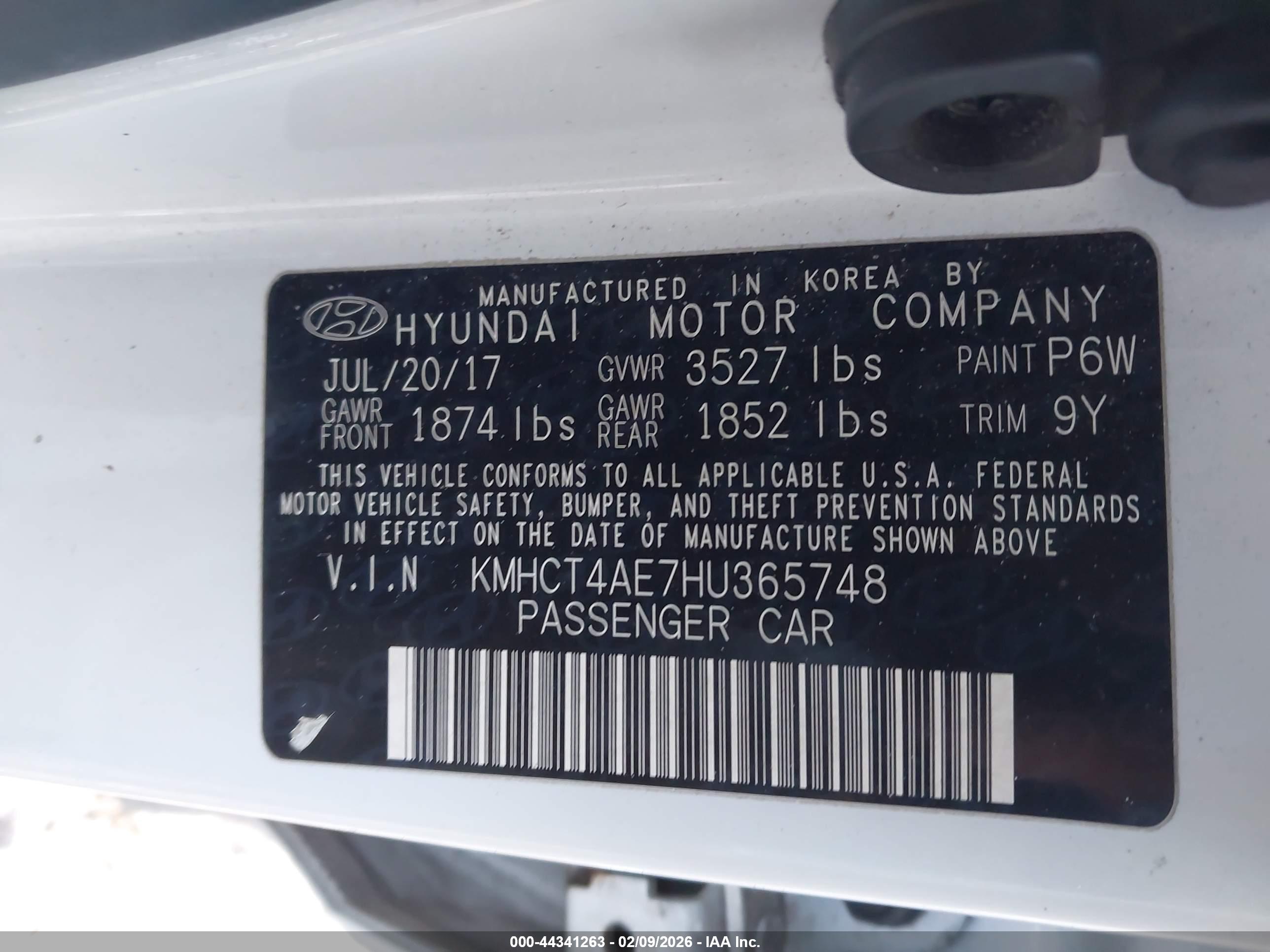 HYUNDAI ACCENT image 9