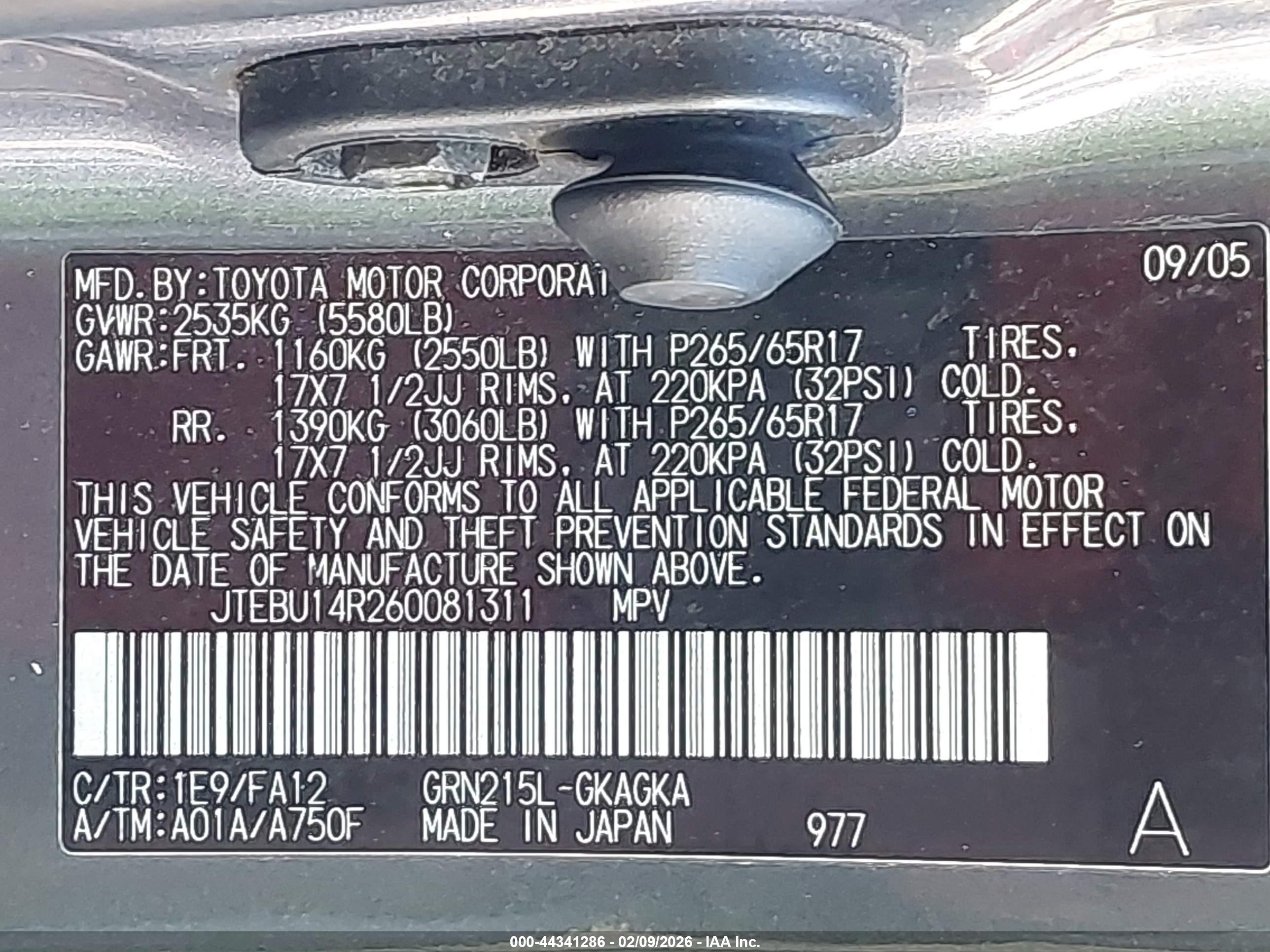 TOYOTA 4RUNNER image 9