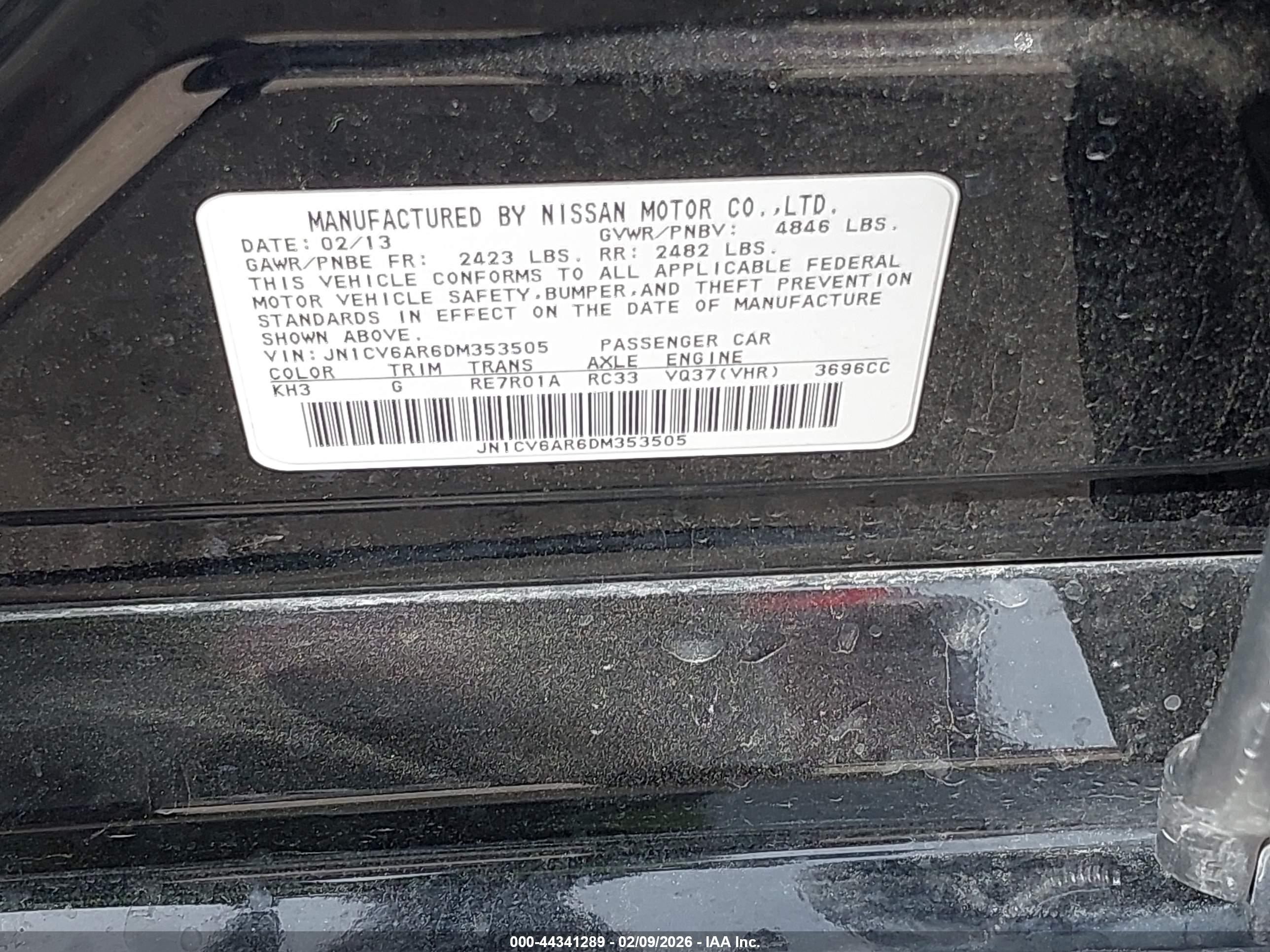 INFINITI G37X image 9