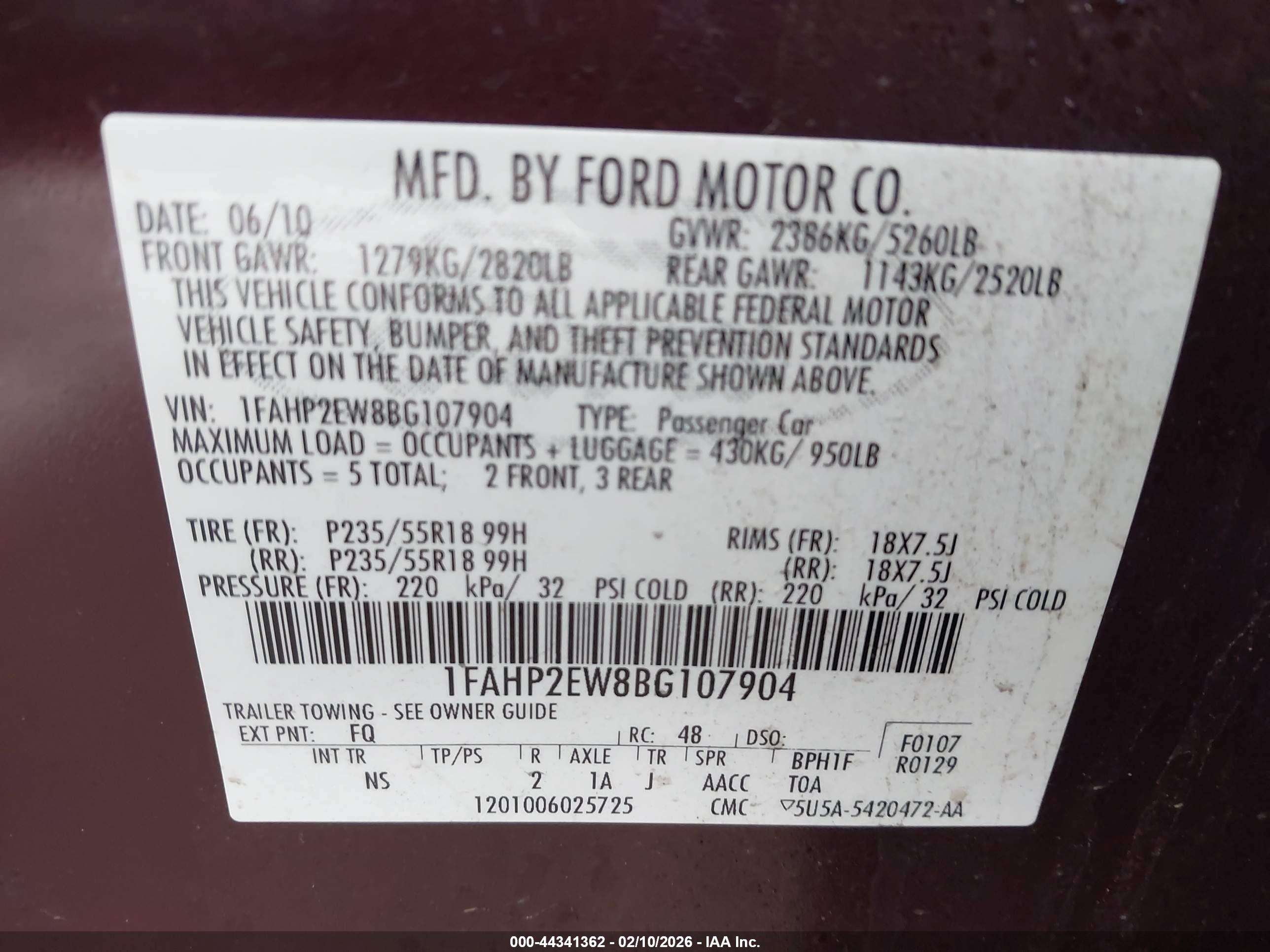 FORD TAURUS image 9
