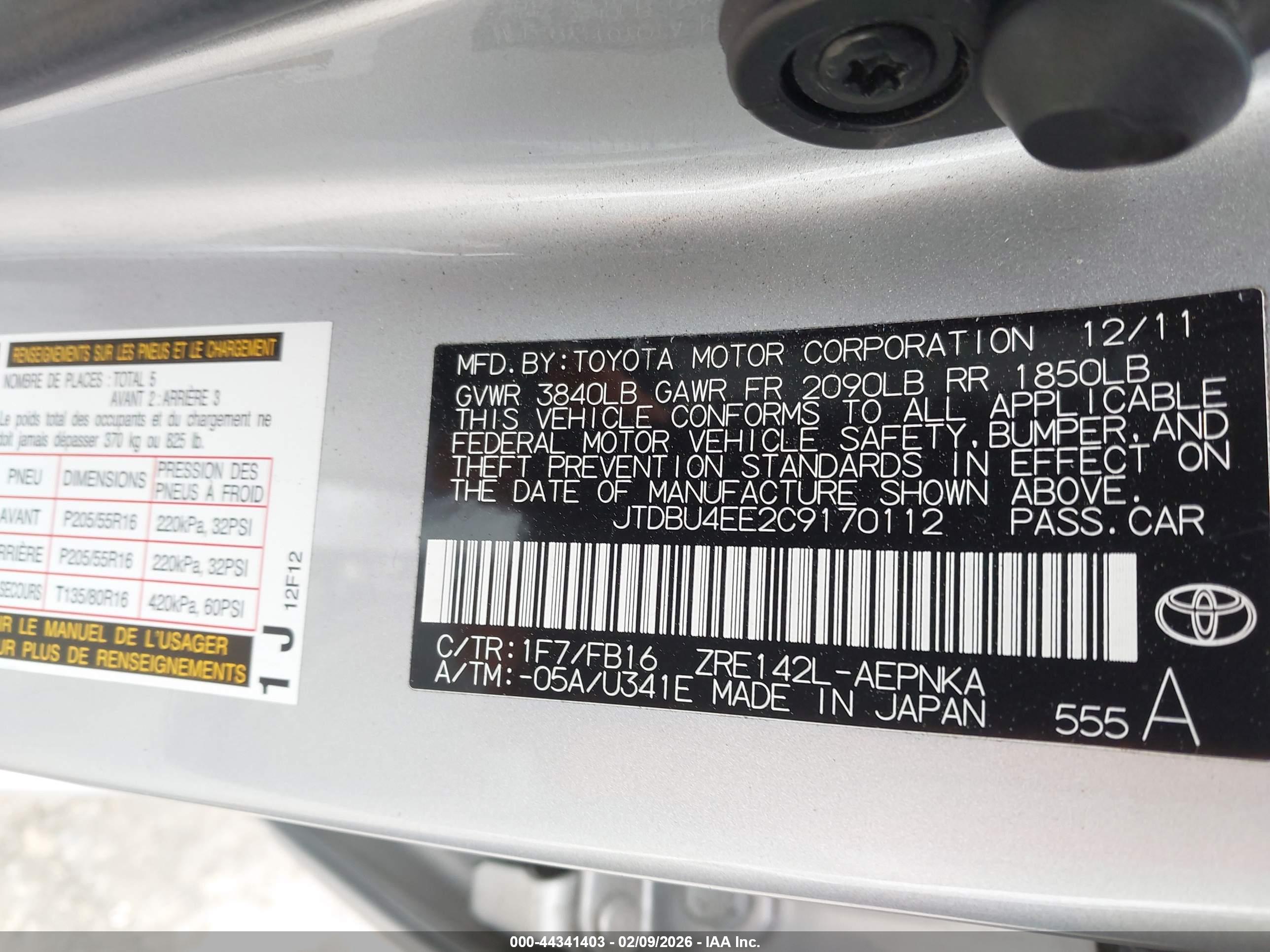 TOYOTA COROLLA image 9