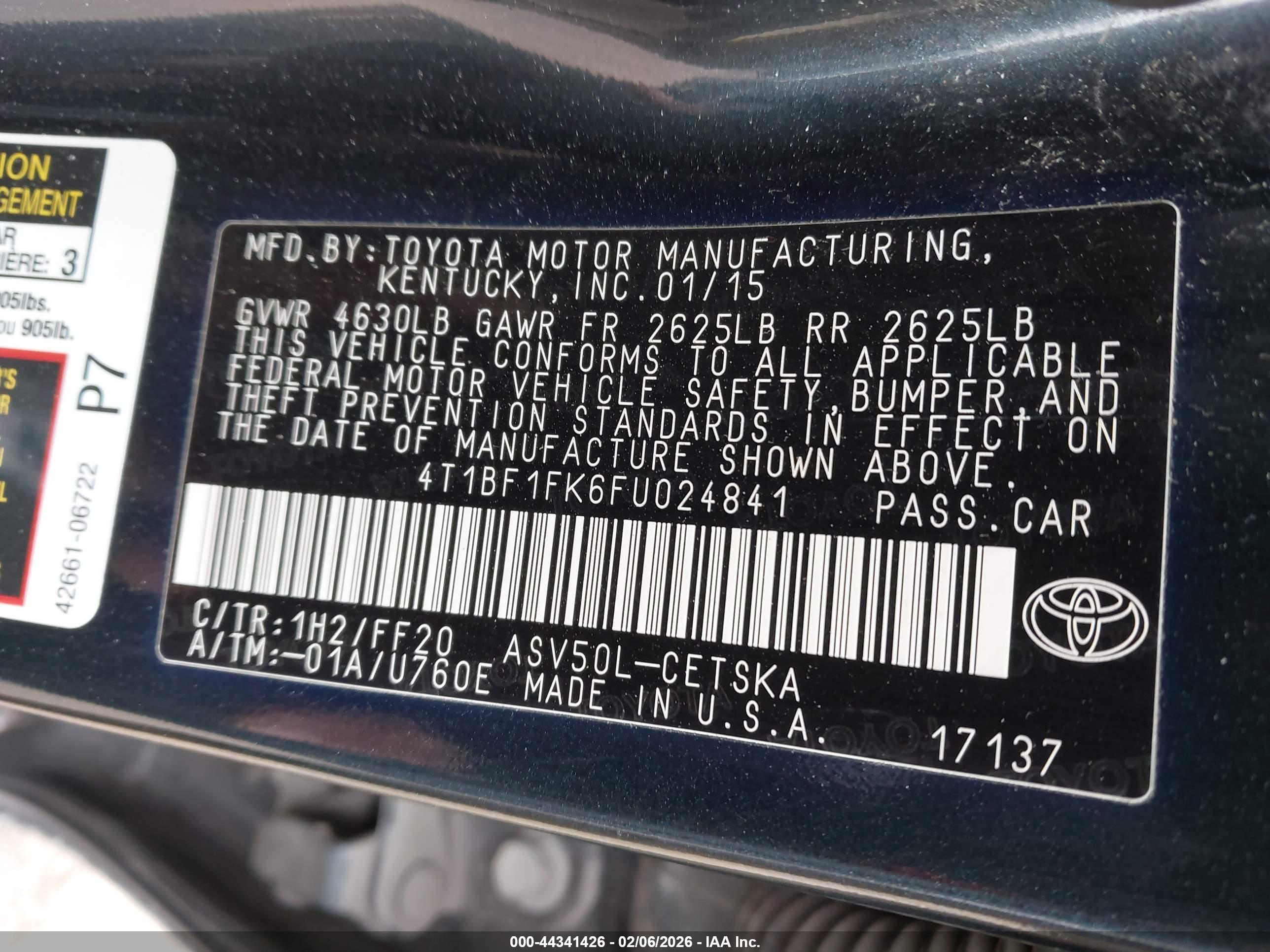 TOYOTA CAMRY image 9