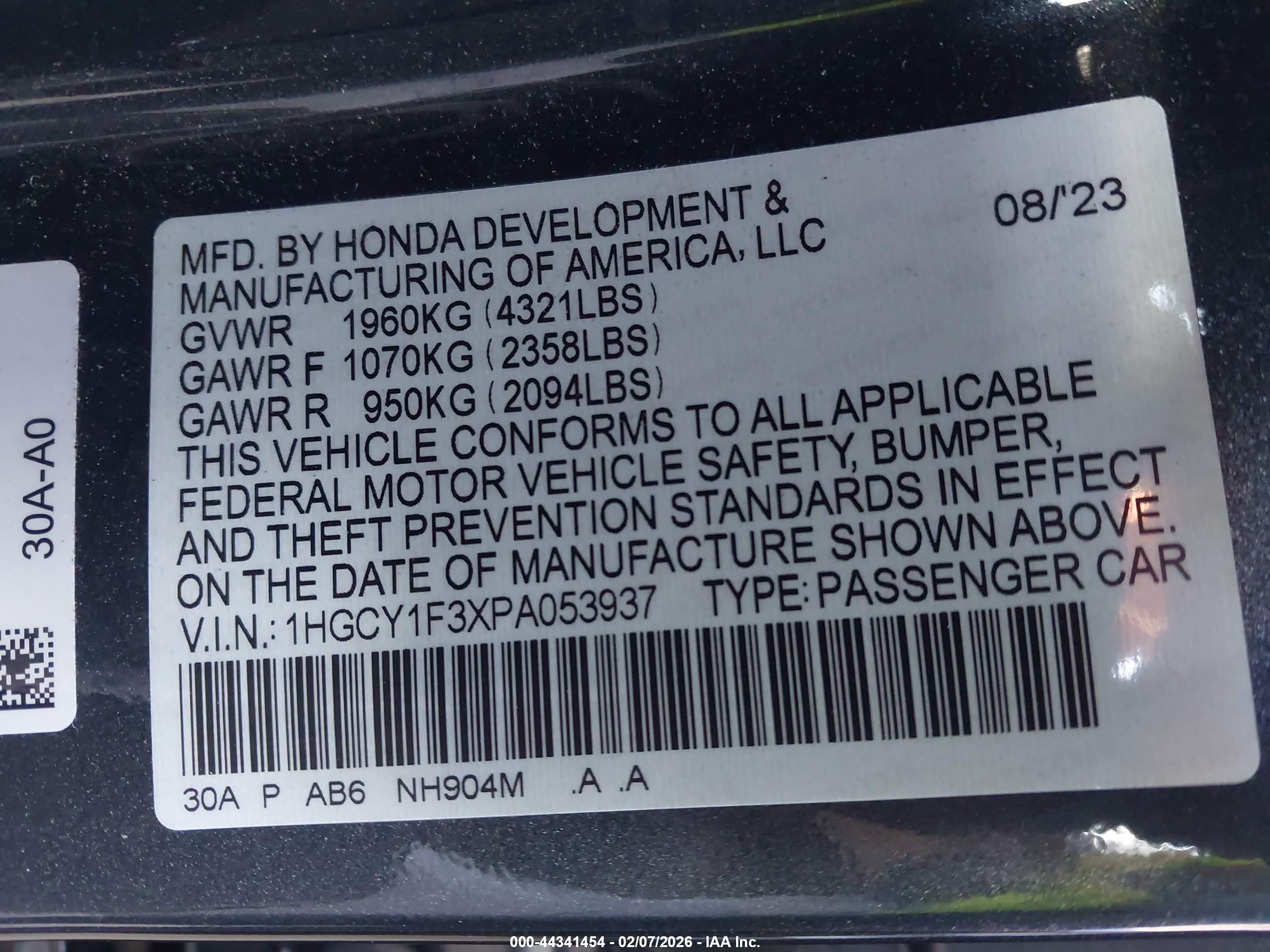 HONDA ACCORD image 9