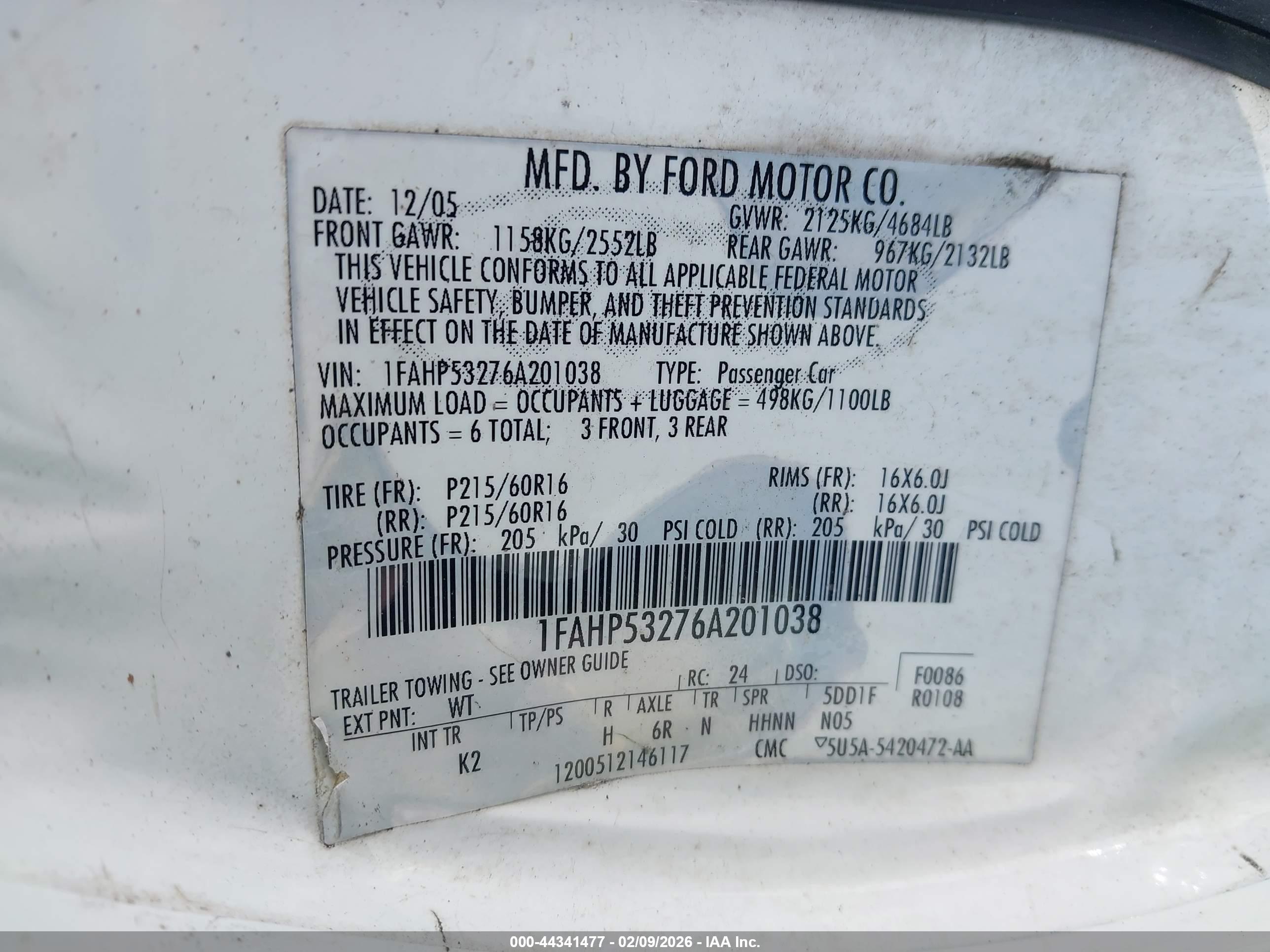 FORD TAURUS image 9