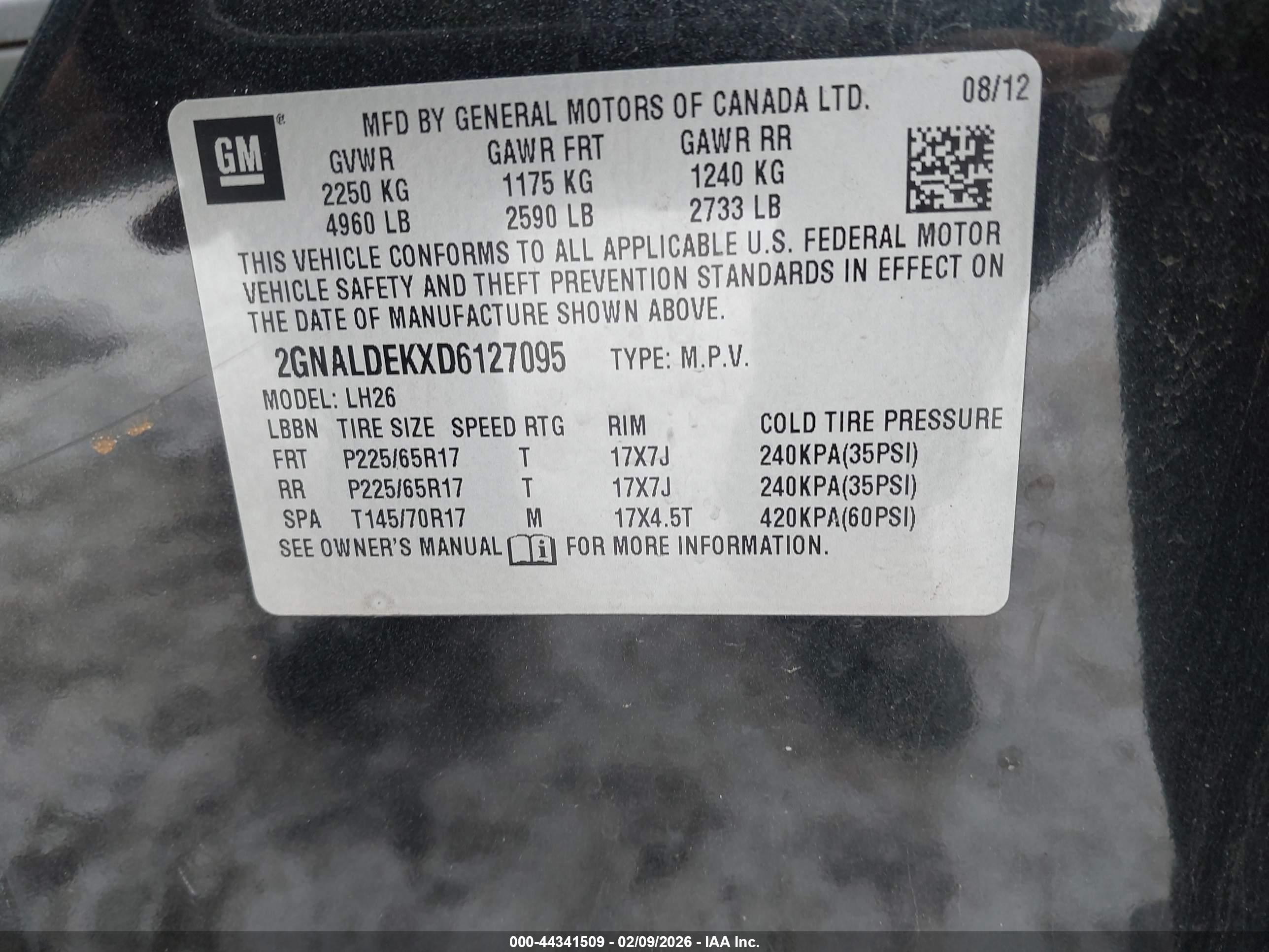 CHEVROLET EQUINOX image 9