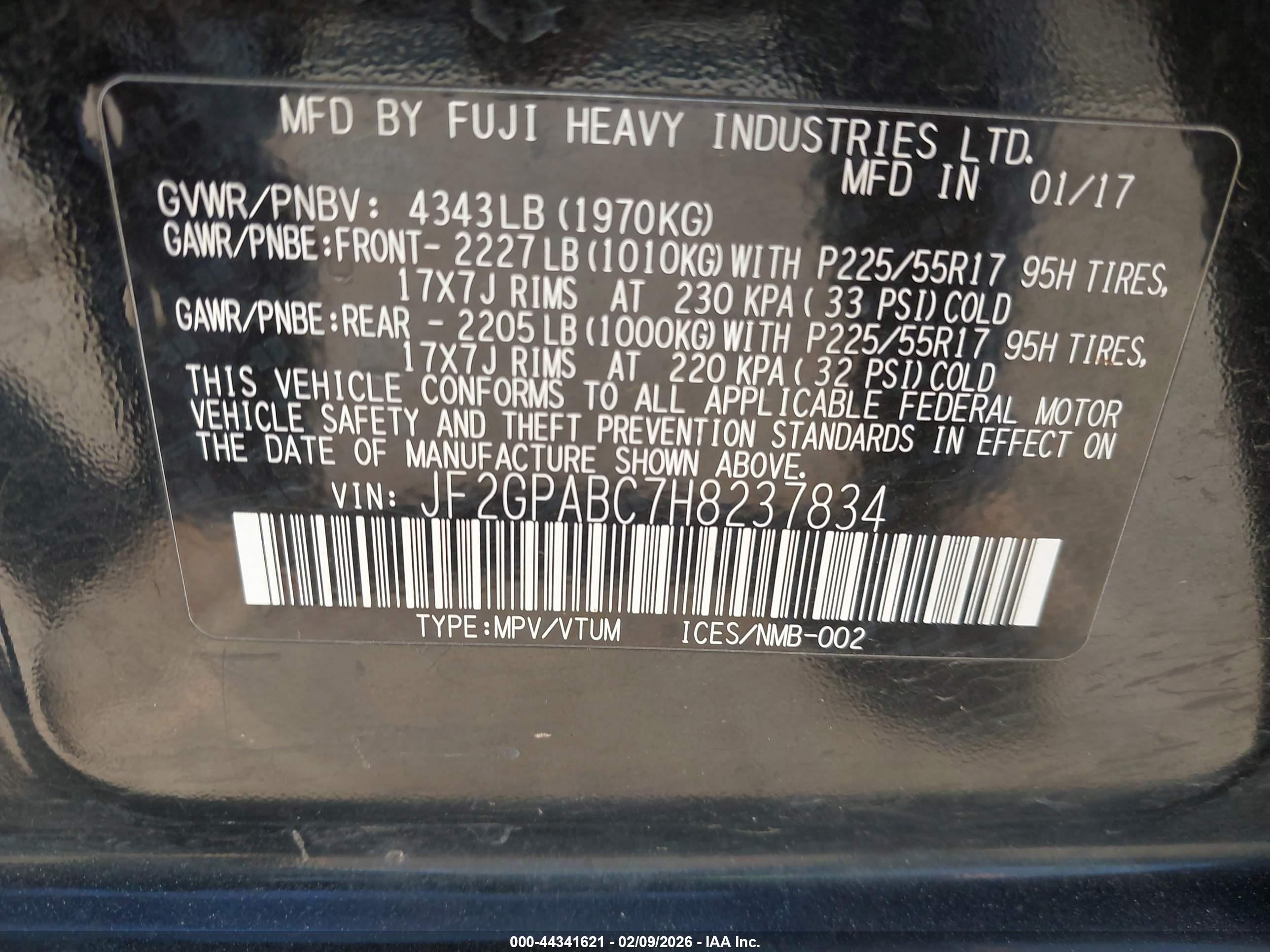 SUBARU CROSSTREK image 9