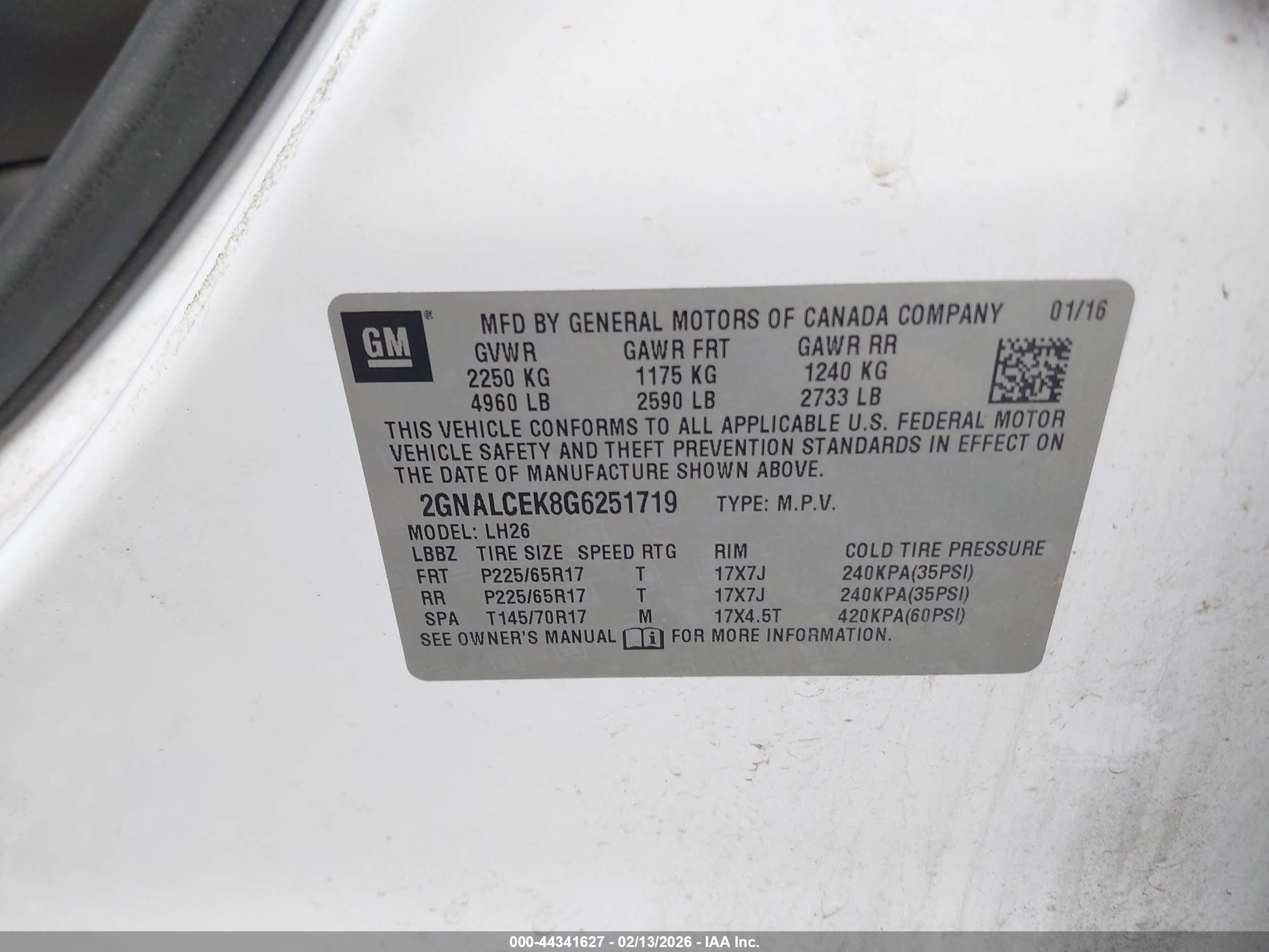 CHEVROLET EQUINOX image 9