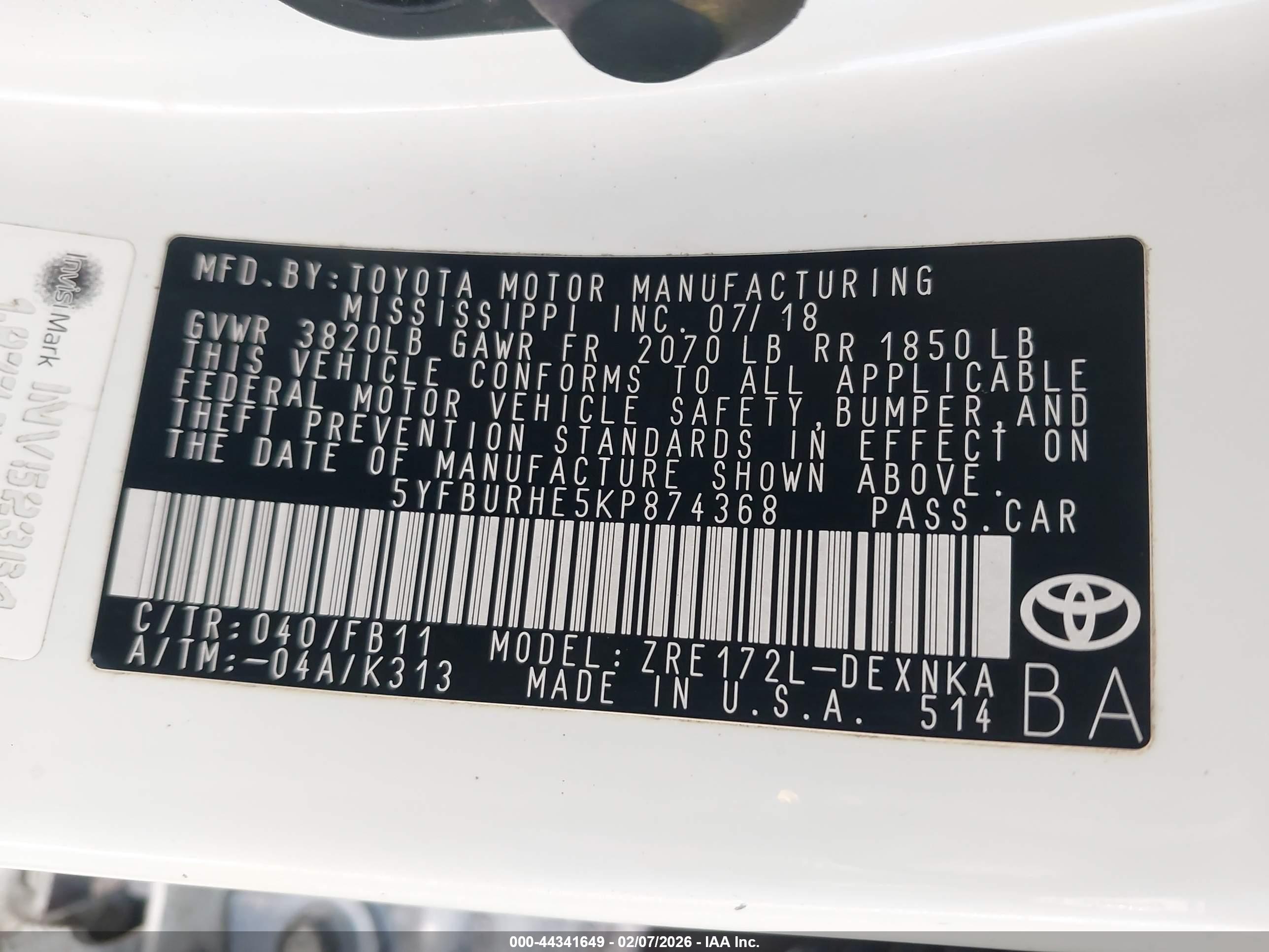 TOYOTA COROLLA image 9