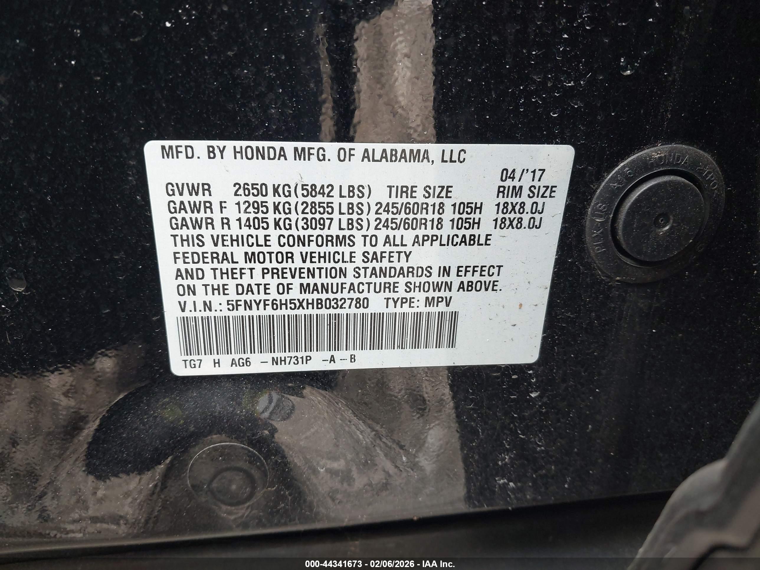 HONDA PILOT image 9