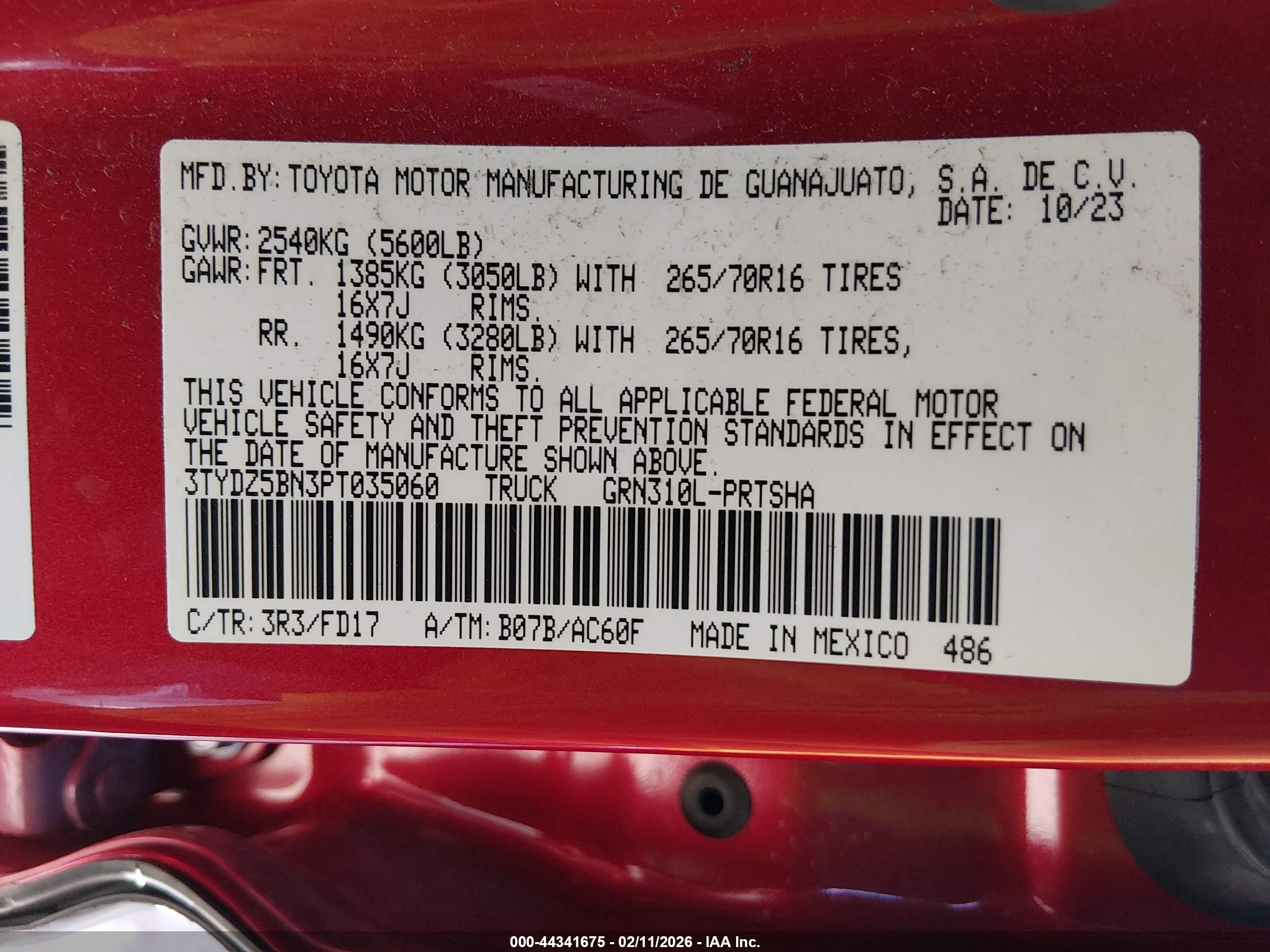 TOYOTA TACOMA image 9