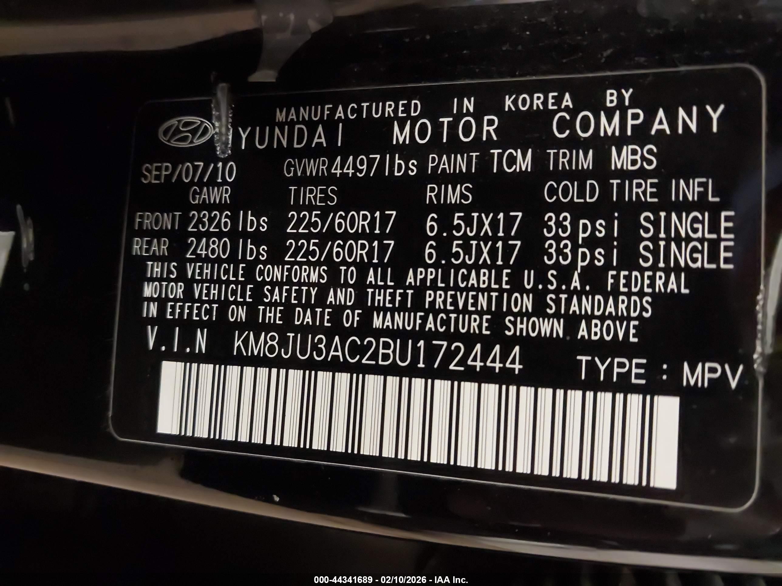 HYUNDAI TUCSON image 9