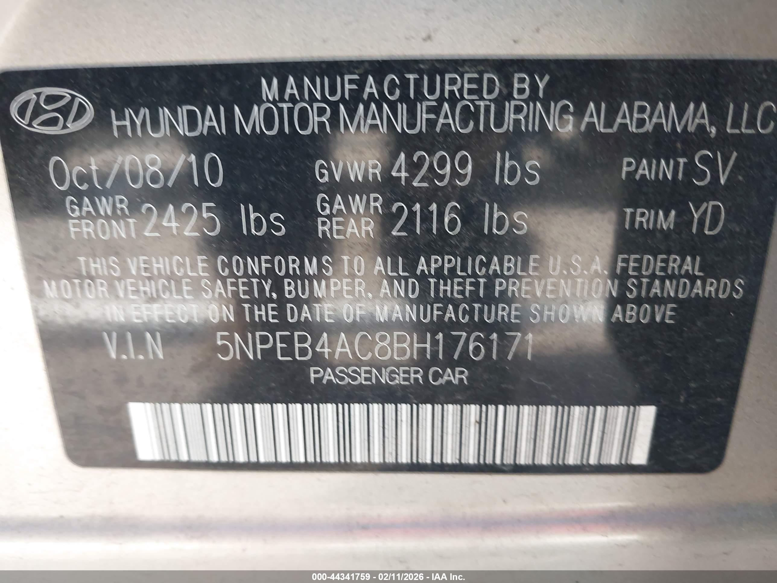 HYUNDAI SONATA image 9